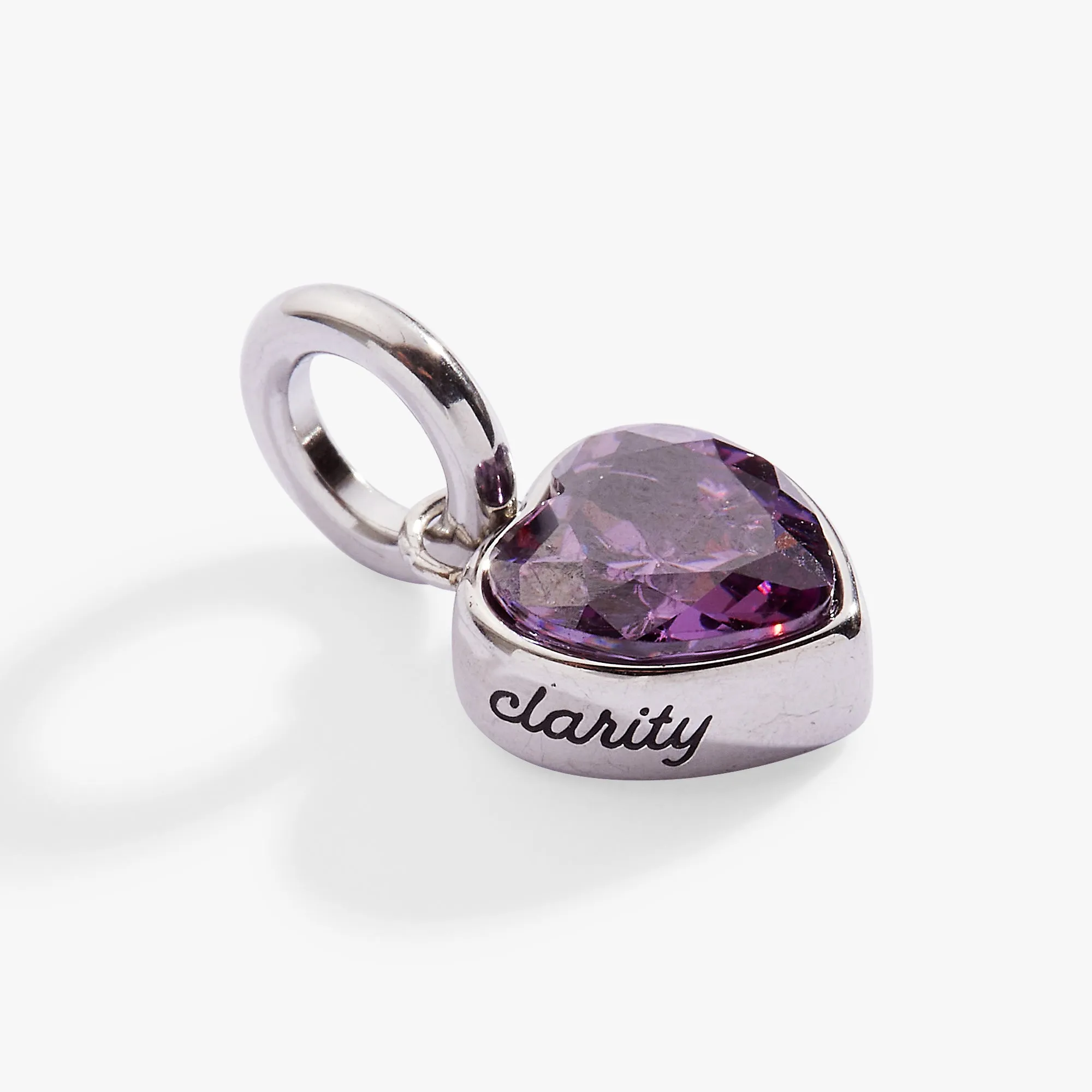 February 'Clarity' Heart Birthstone Charm sold by Alex and Ani product image thumbnail 5