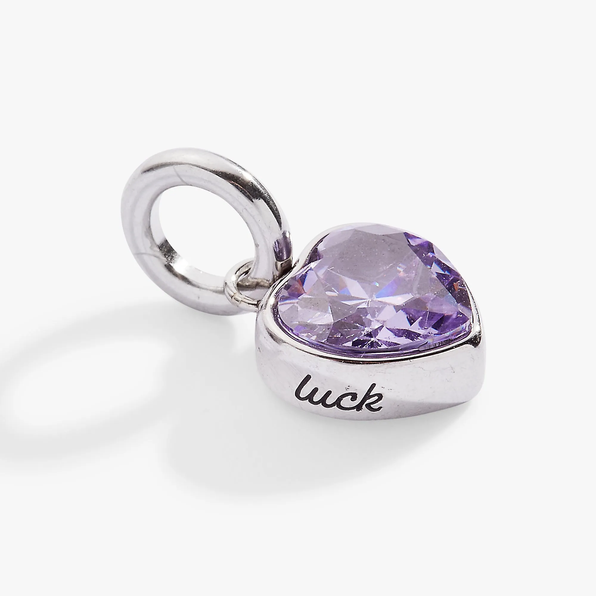 June 'Luck' Heart Birthstone Charm sold by Alex and Ani product image thumbnail 5