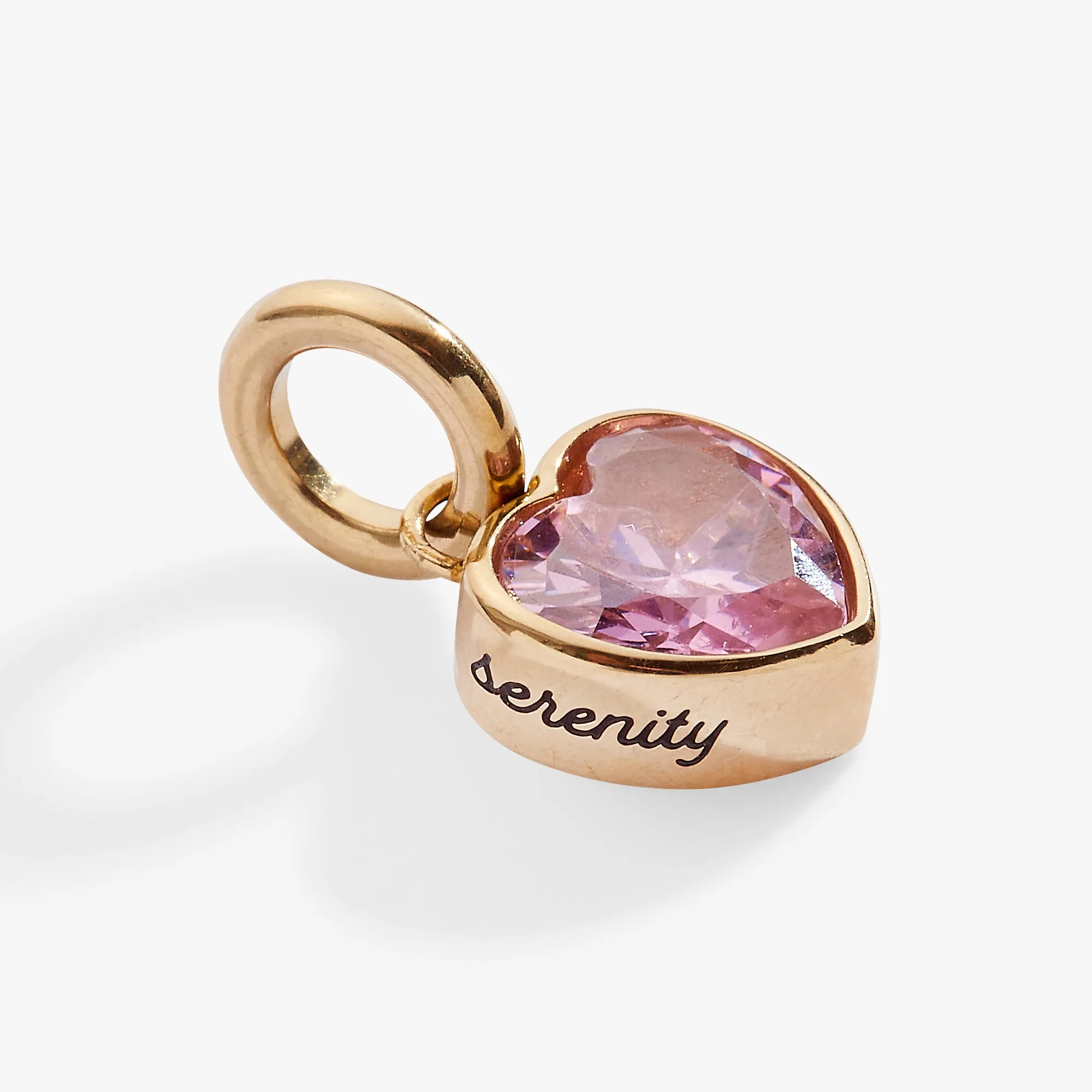 October 'Serenity' Heart Birthstone Charm sold by Alex and Ani product image thumbnail 3