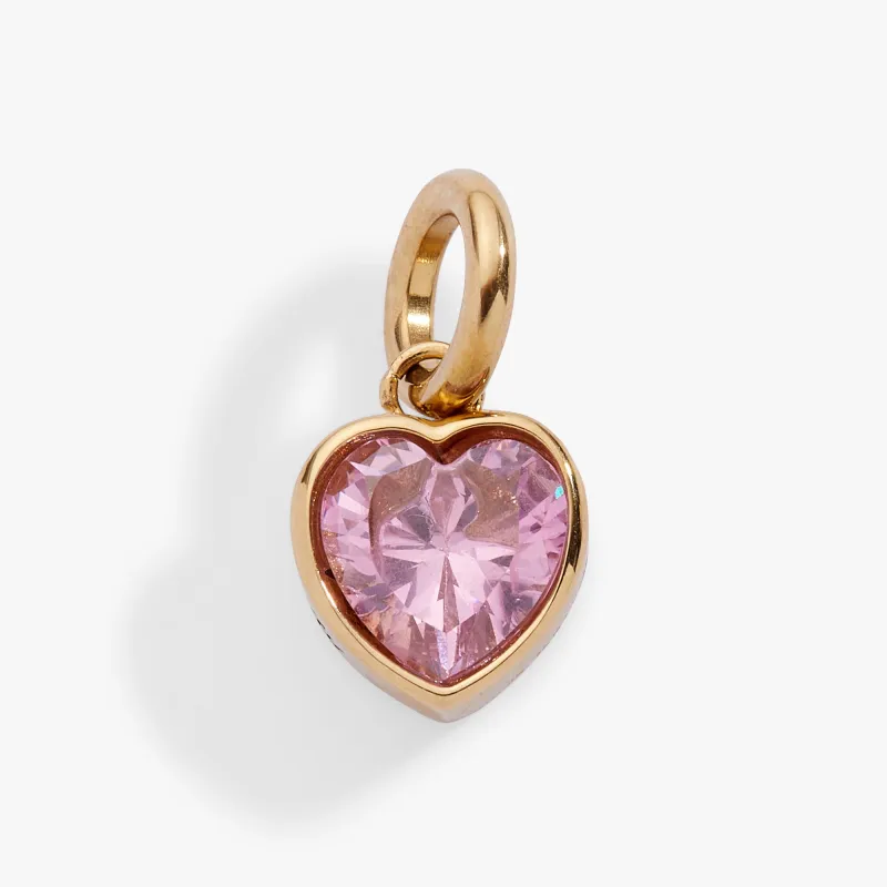 October 'Serenity' Heart Birthstone Charm sold by Alex and Ani