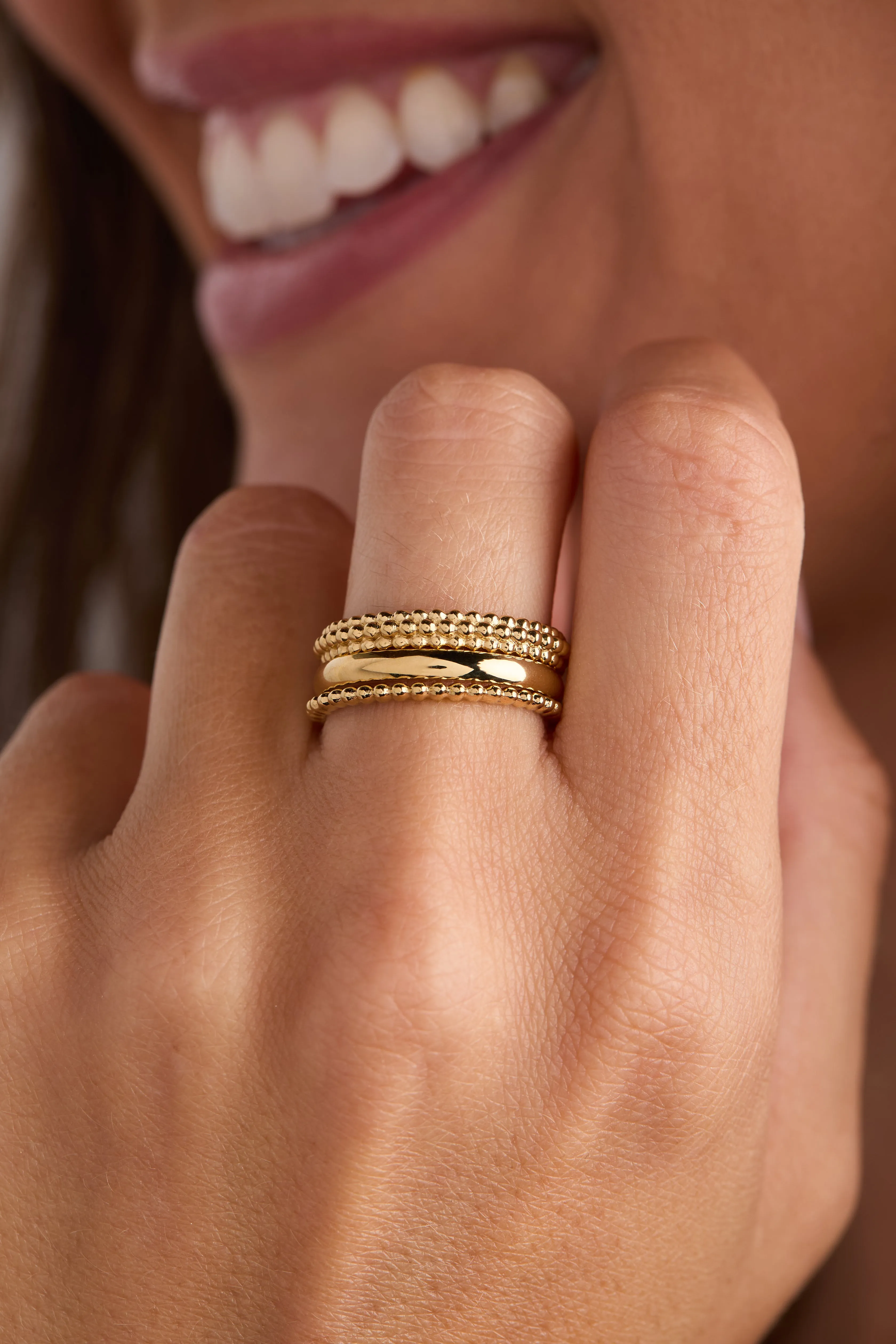 Ball Stacking Ring Set of 3 sold by Alex and Ani product image thumbnail 2