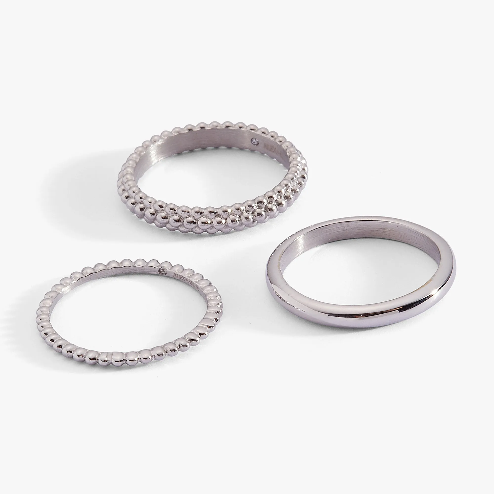 Ball Stacking Ring Set of 3 sold by Alex and Ani product image thumbnail 3