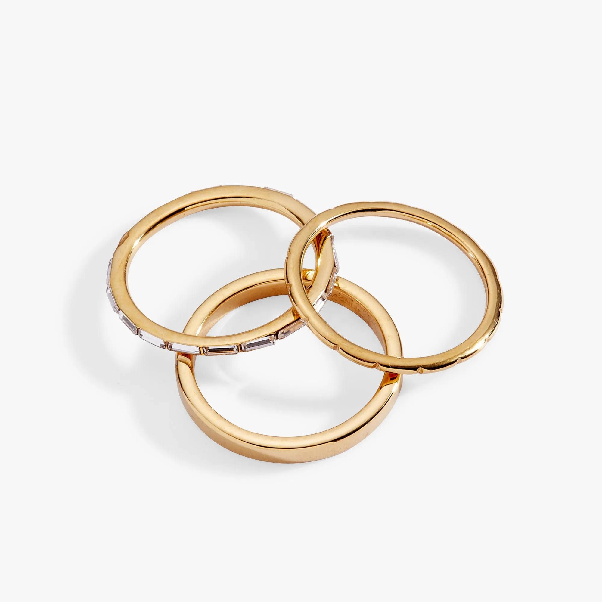 Baguette Stacking Ring Set of 3 sold by Alex and Ani product image thumbnail 3