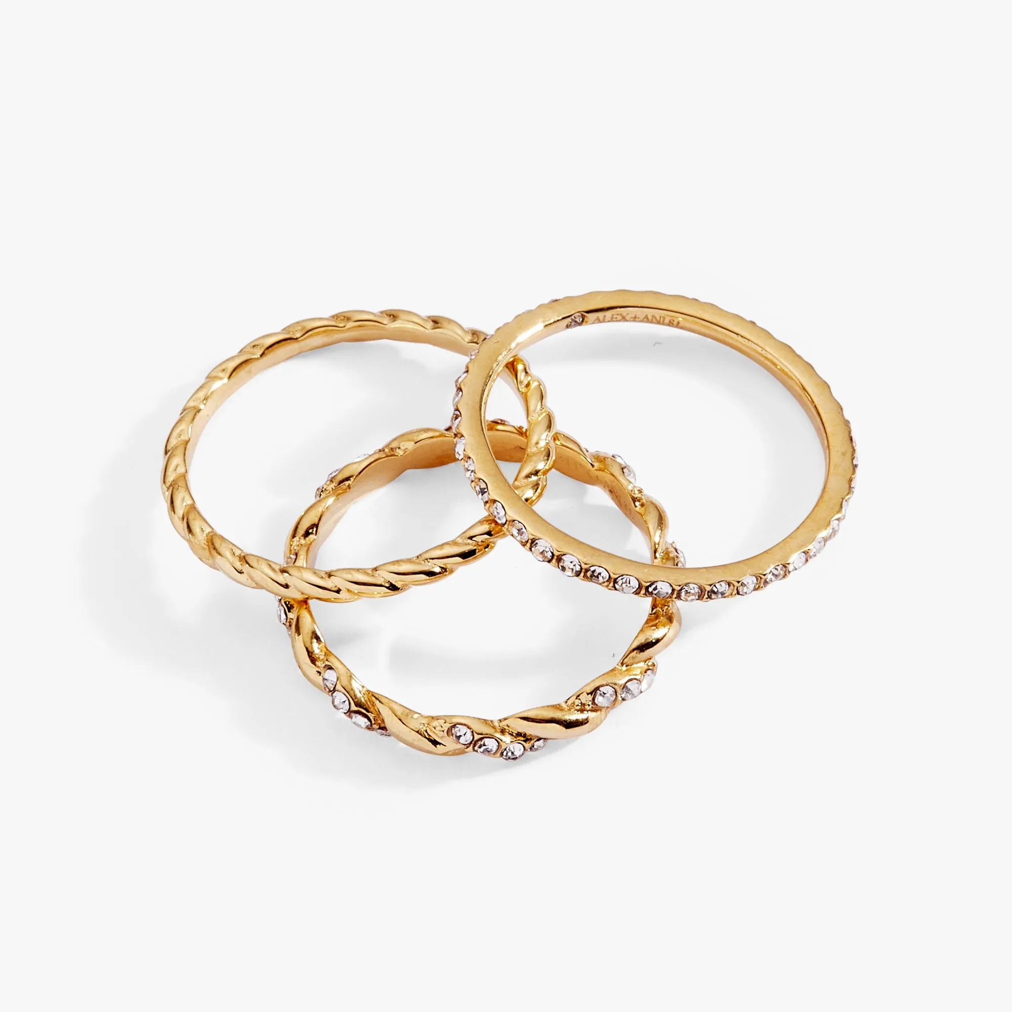 Rope Stacking Ring Set of 3 sold by Alex and Ani product image thumbnail 3