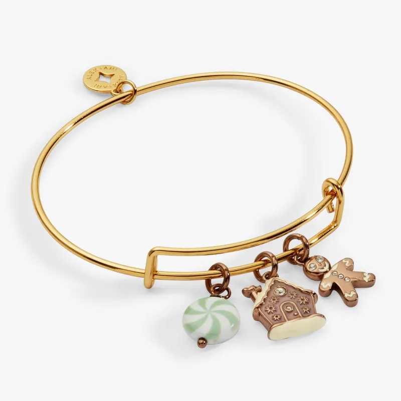 Pink Christmas Multi-Charm Bangle sold by Alex and Ani
