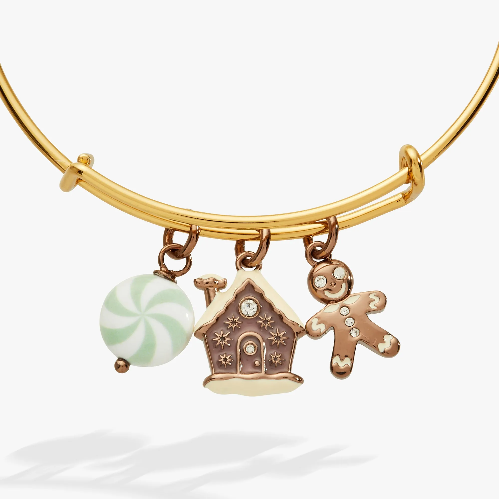Pink Christmas Multi-Charm Bangle sold by Alex and Ani product image thumbnail 3