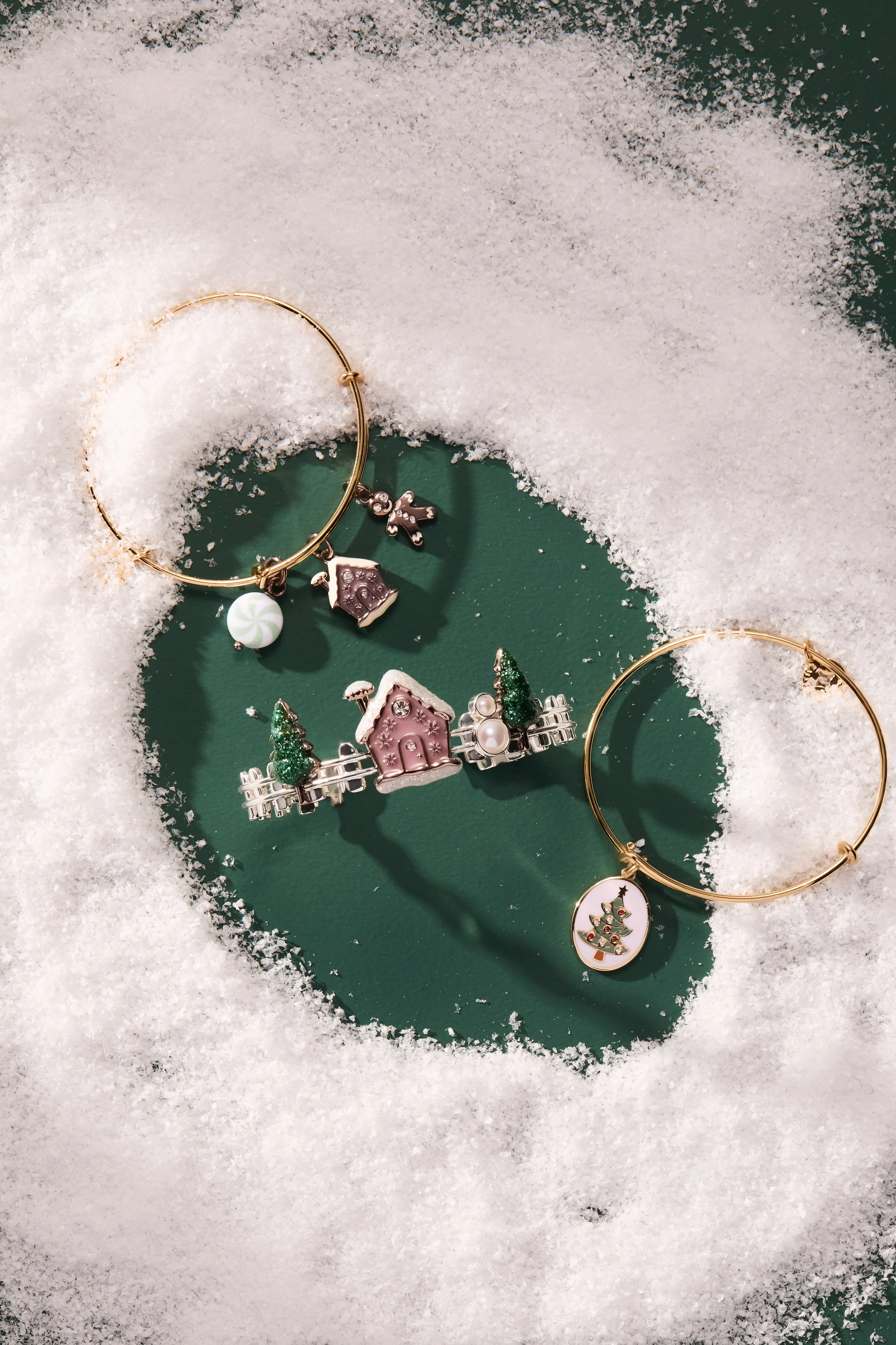 Pink Christmas Multi-Charm Bangle sold by Alex and Ani product image thumbnail 4