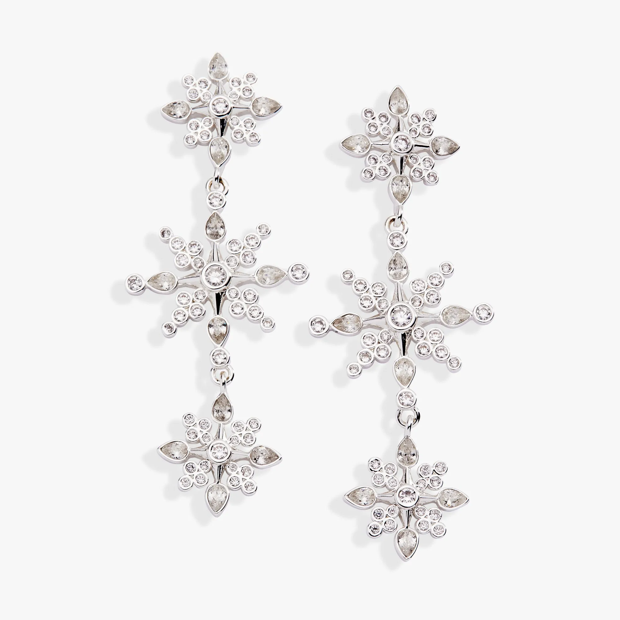 Crystal Snowflake Linear Earring sold by Alex and Ani