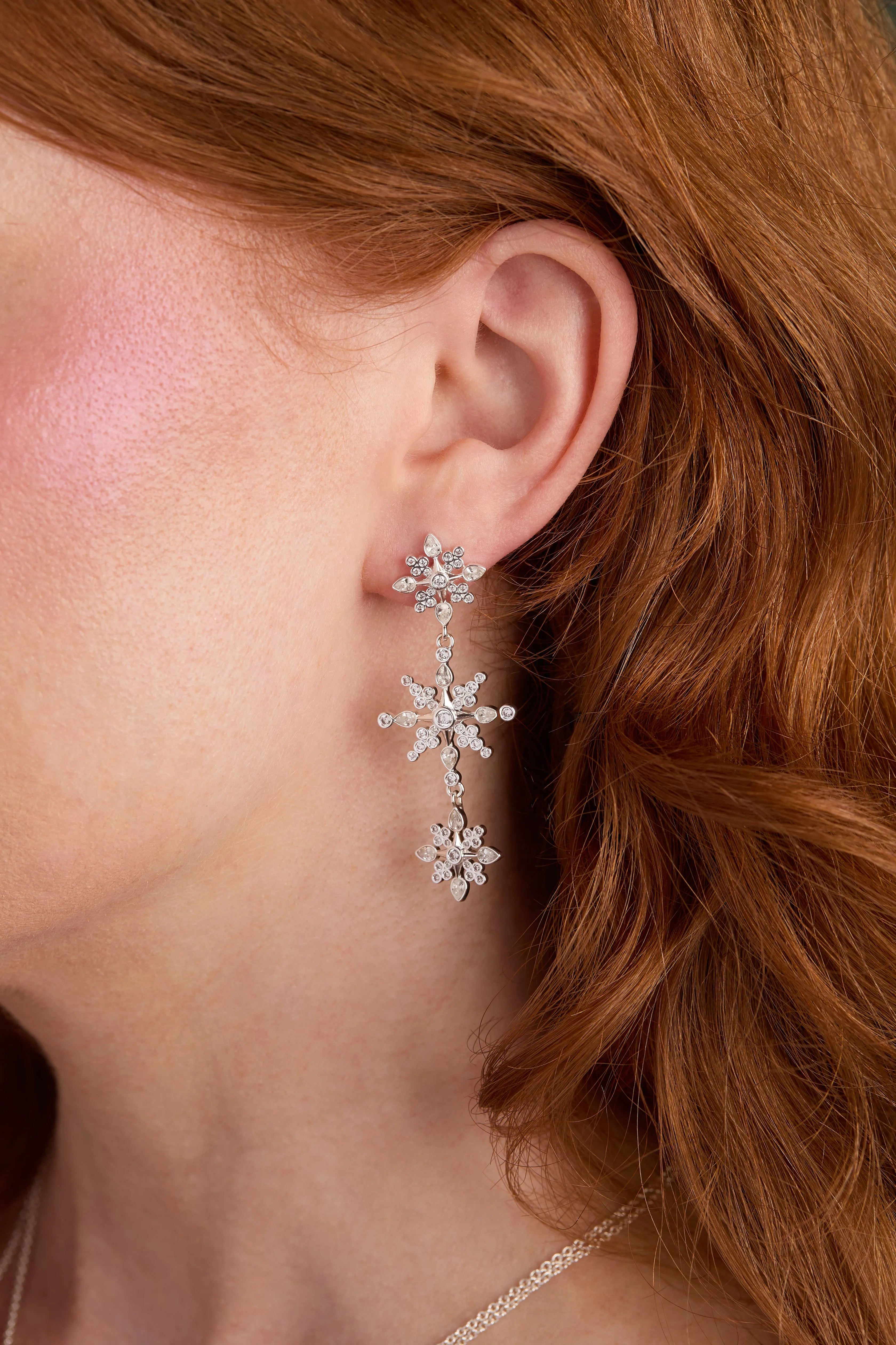 Crystal Snowflake Linear Earring sold by Alex and Ani product image thumbnail 2