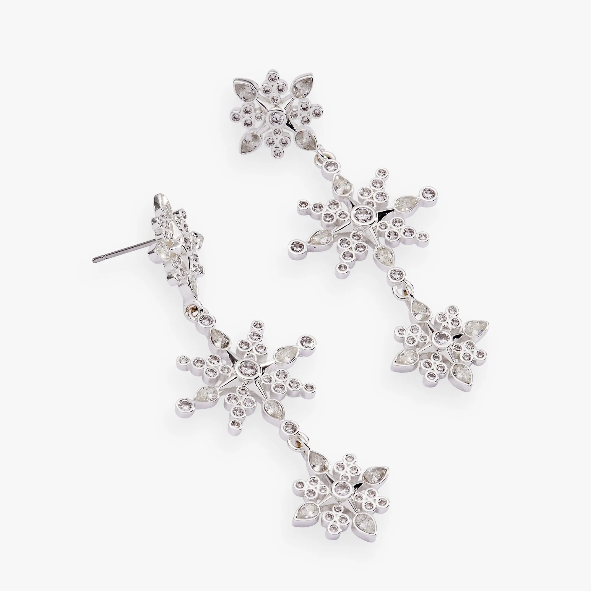 Crystal Snowflake Linear Earring sold by Alex and Ani product image thumbnail 3