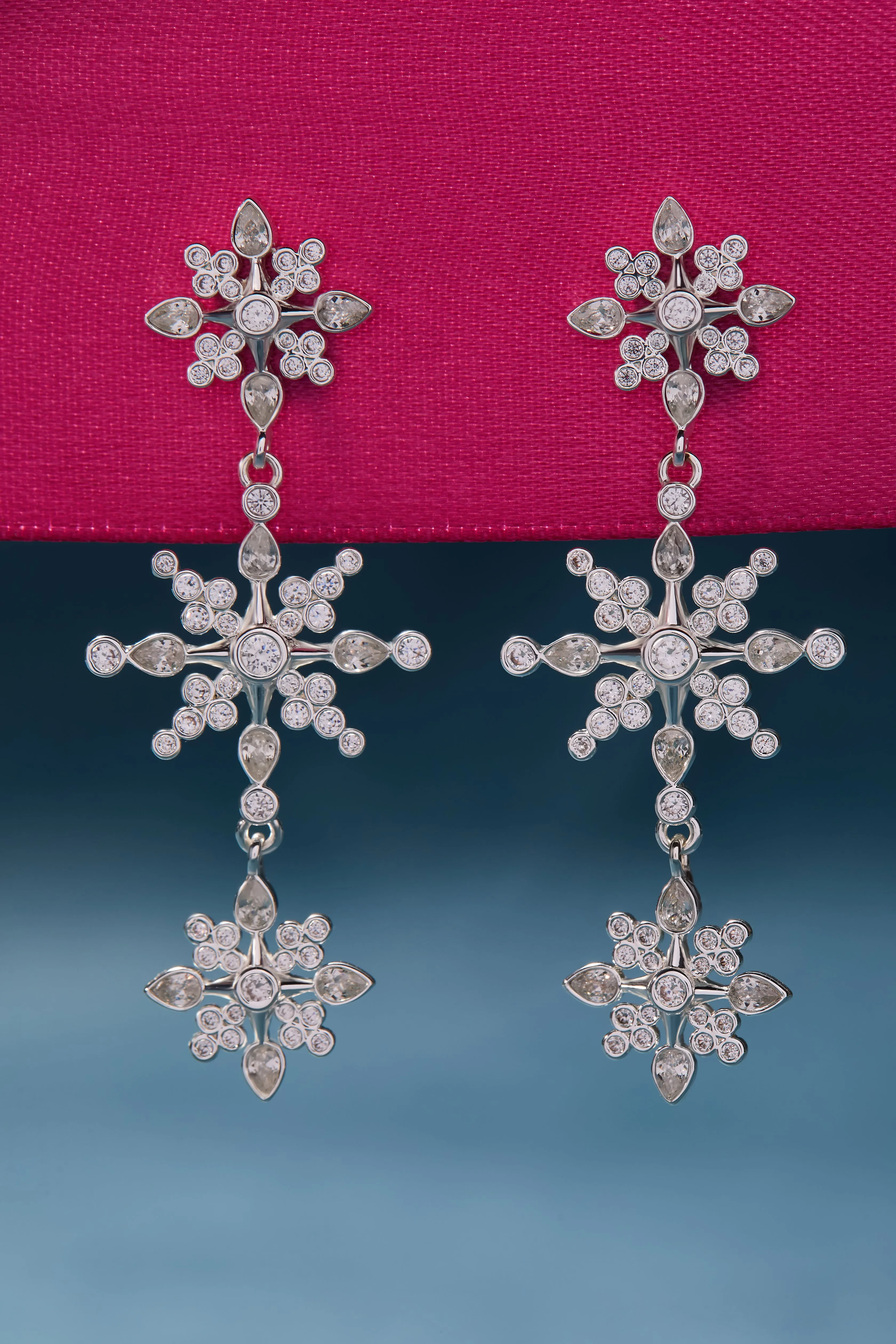 Crystal Snowflake Linear Earring sold by Alex and Ani product image thumbnail 4