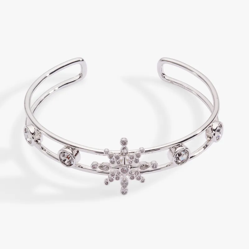 Crystal Snowflake Cuff Bracelet sold by Alex and Ani
