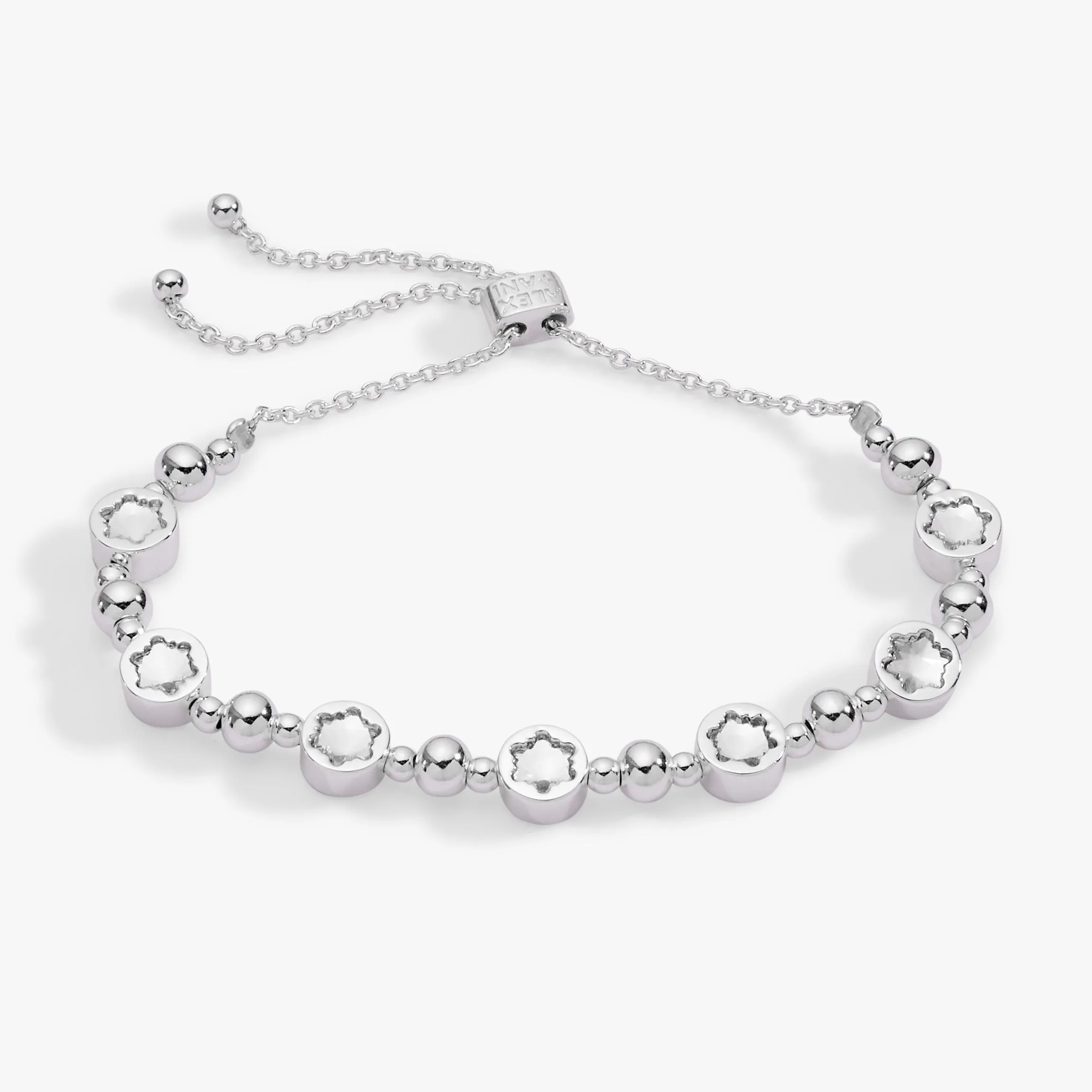 Crystal Snowflake Beaded Bolo Bracelet sold by Alex and Ani