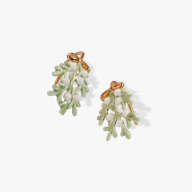 Mistletoe Earrings sold by Alex and Ani