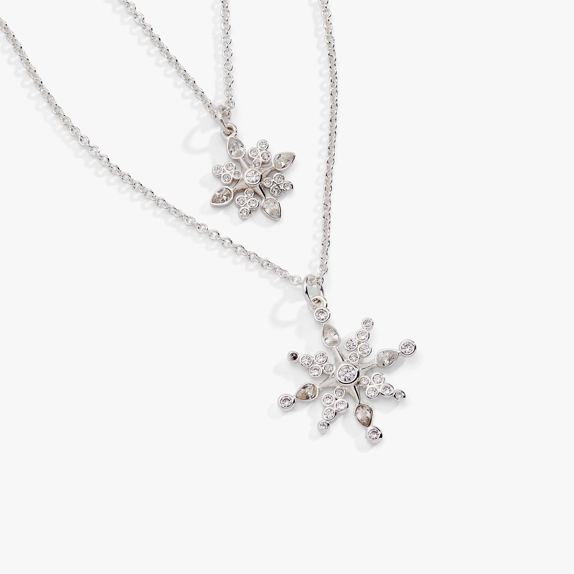 Crystal Snowflake Layered Necklace sold by Alex and Ani product image thumbnail 3