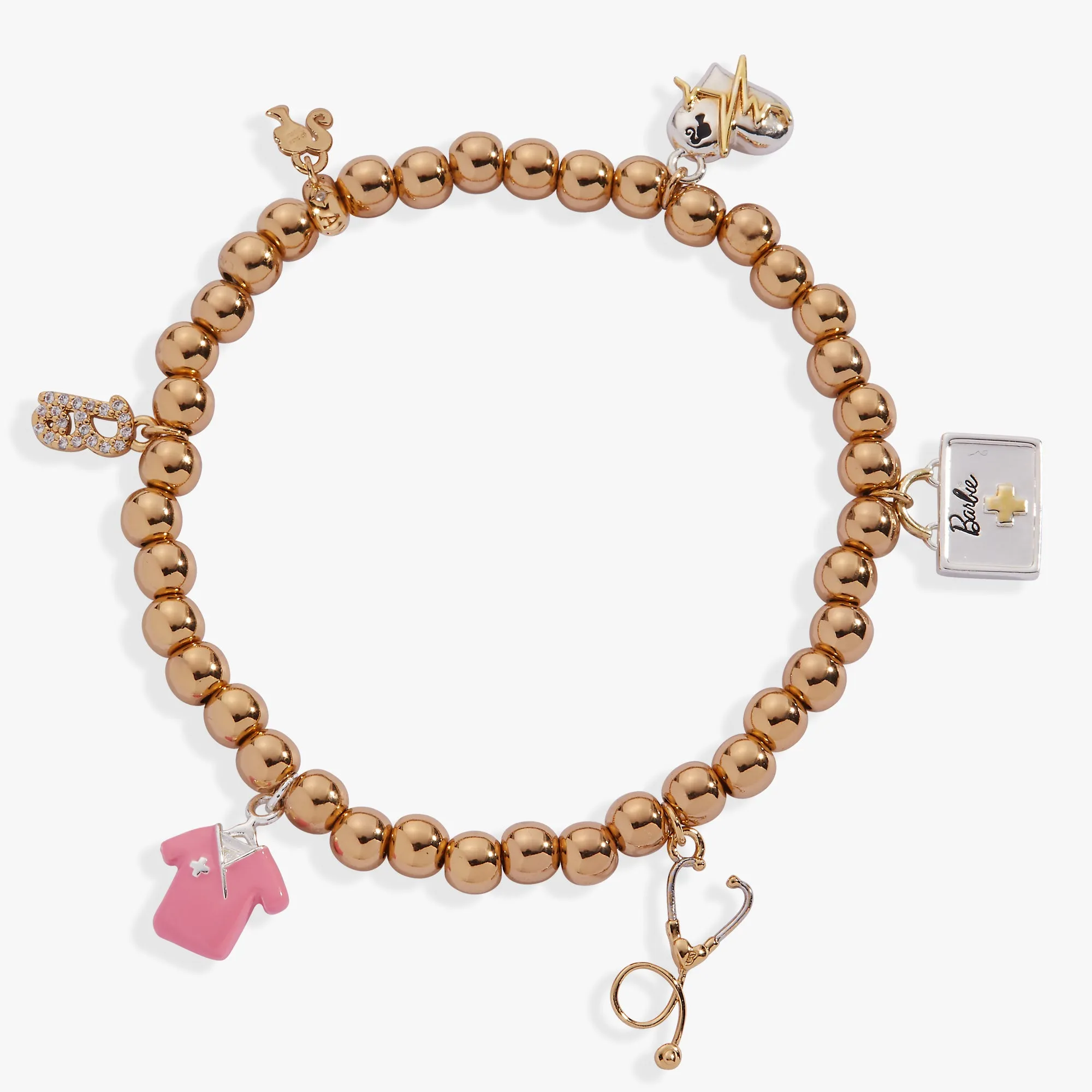 Barbie™ Medical Stretch Bracelet sold by Alex and Ani product image thumbnail 3