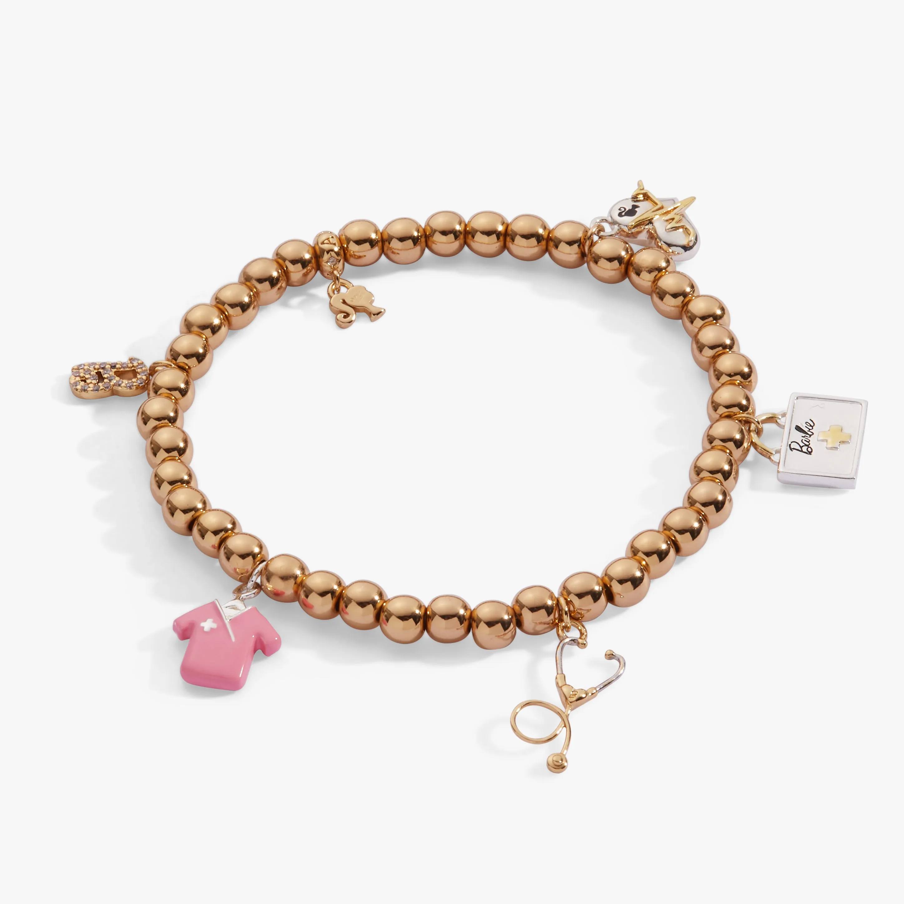 Barbie™ Medical Stretch Bracelet sold by Alex and Ani