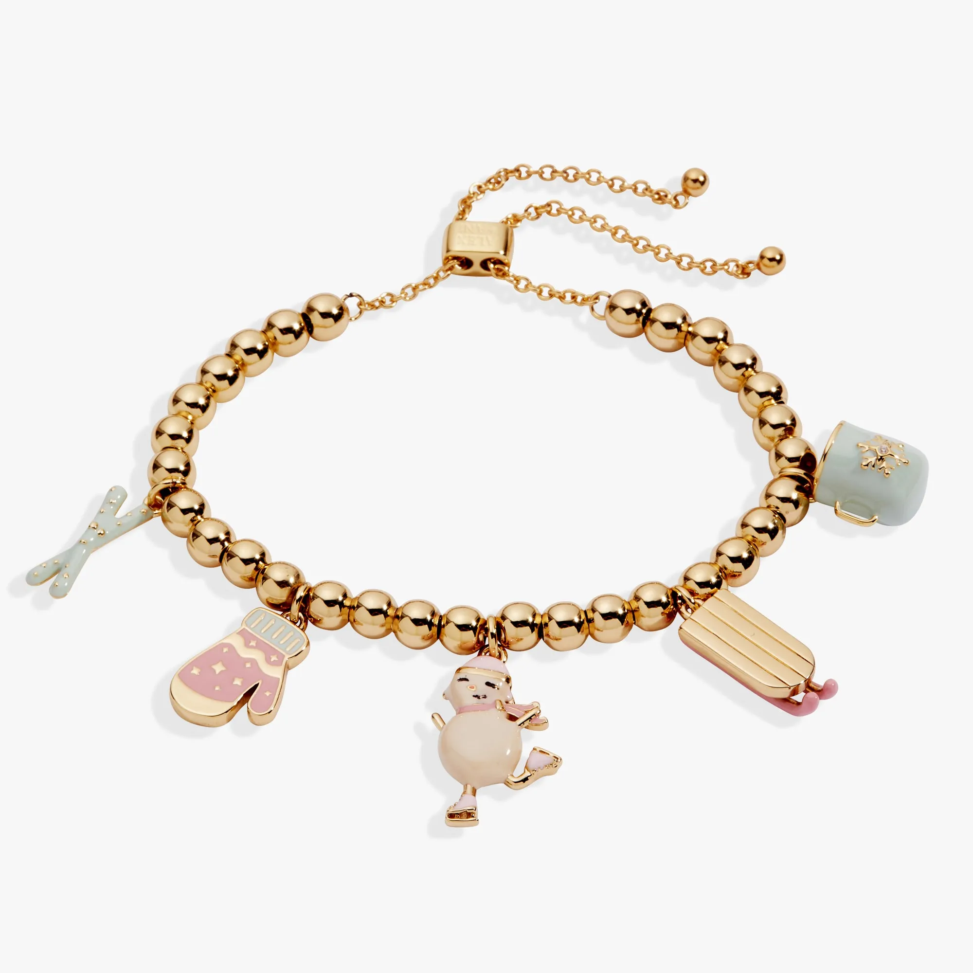 Winter Wonderland Multi Charm Bolo Bracelet sold by Alex and Ani