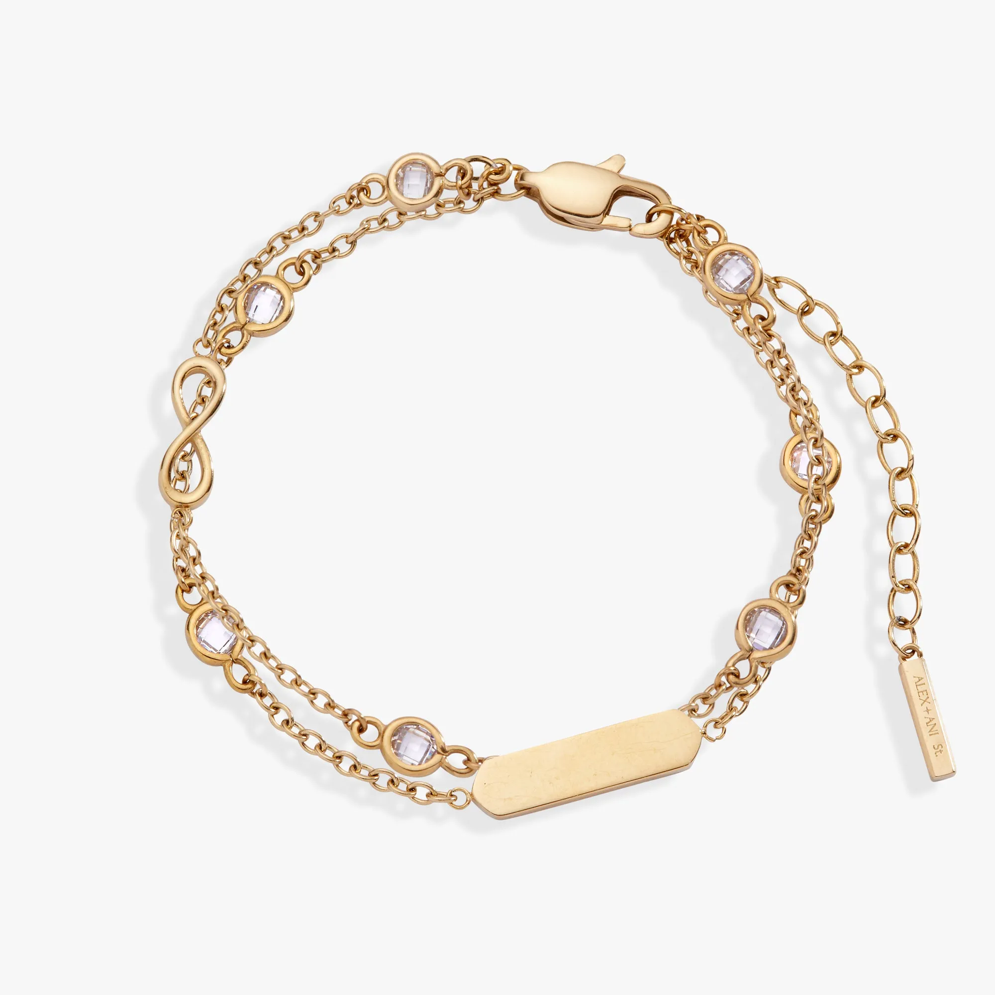 Infinity Chain Double Strand Bracelet sold by Alex and Ani