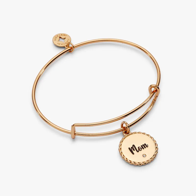 Mom 'Bonded By Love, Connected For Life' Charm Bangle sold by Alex and Ani
