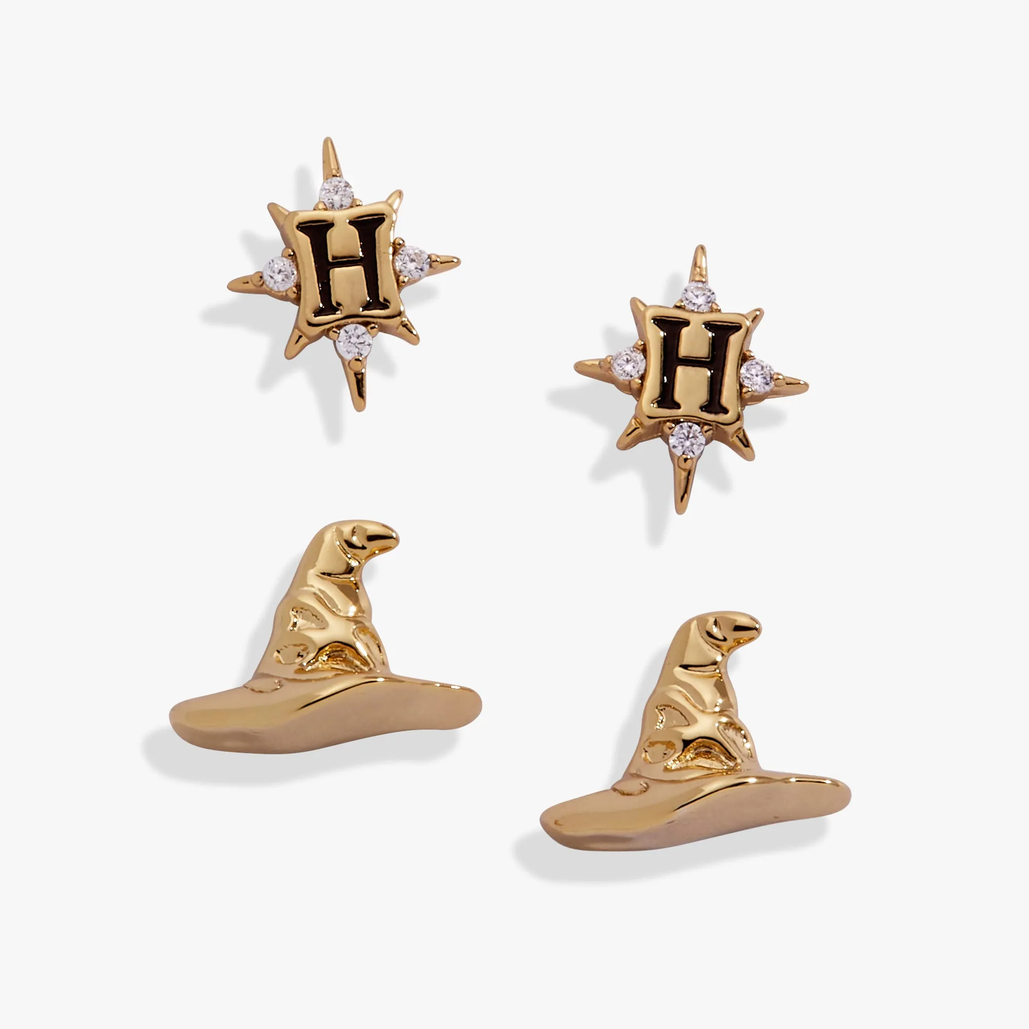 Harry Potter™ Hogwarts & Sorting Hat Earring Set of 2 sold by Alex and Ani