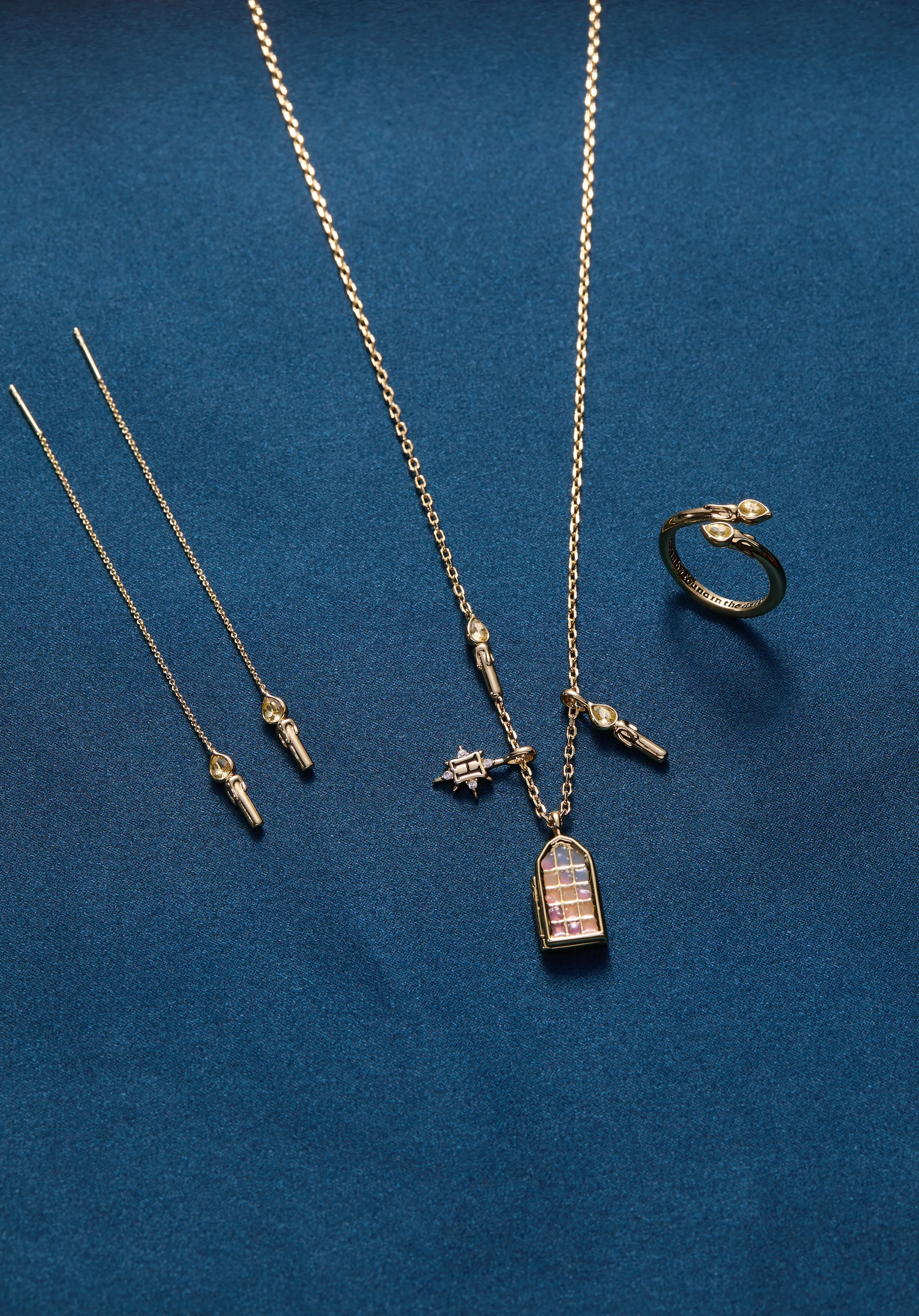 Harry Potter™ Great Hall Candle Threader Earrings sold by Alex and Ani product image thumbnail 5