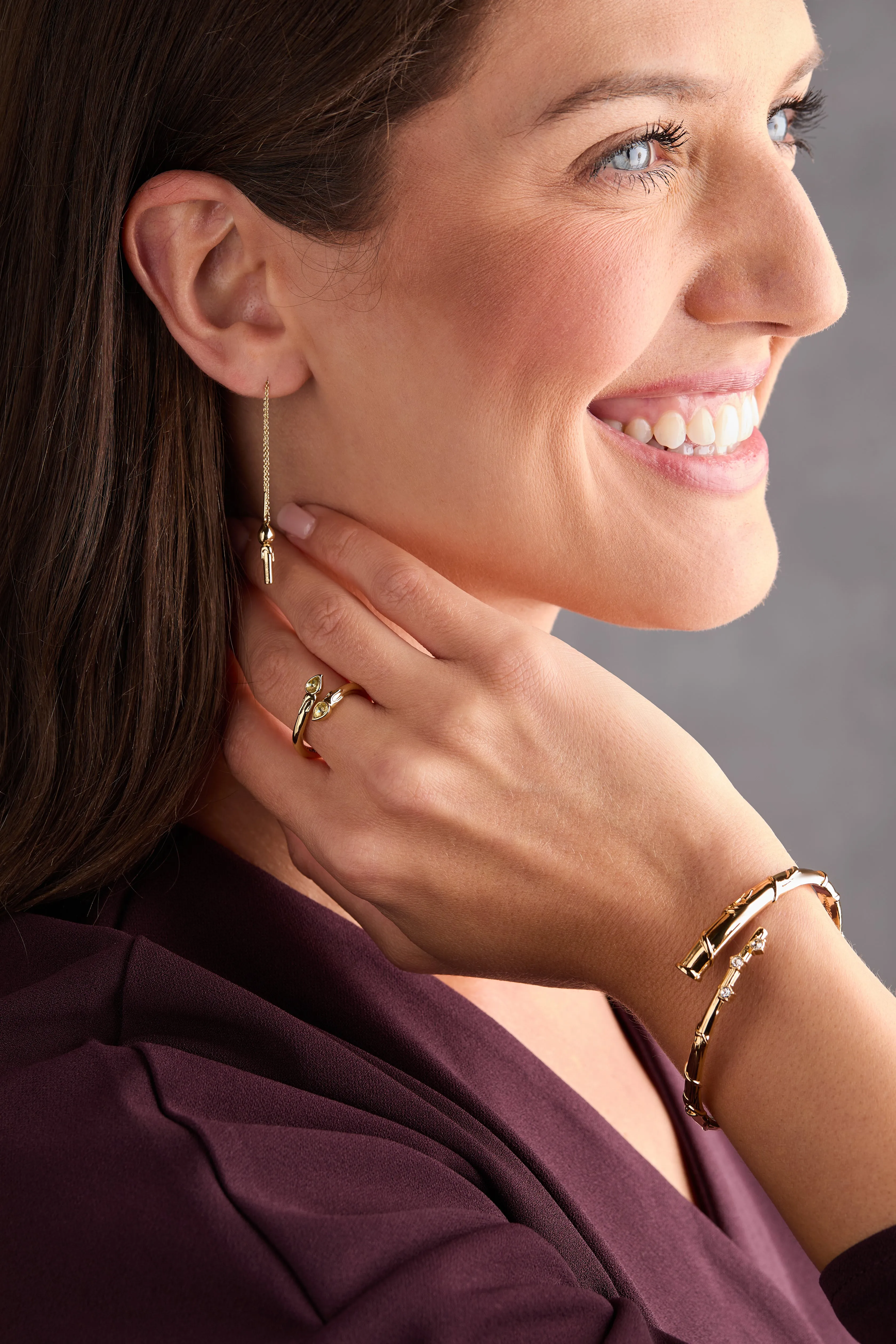 Harry Potter™ Great Hall Candle Threader Earrings sold by Alex and Ani product image thumbnail 4