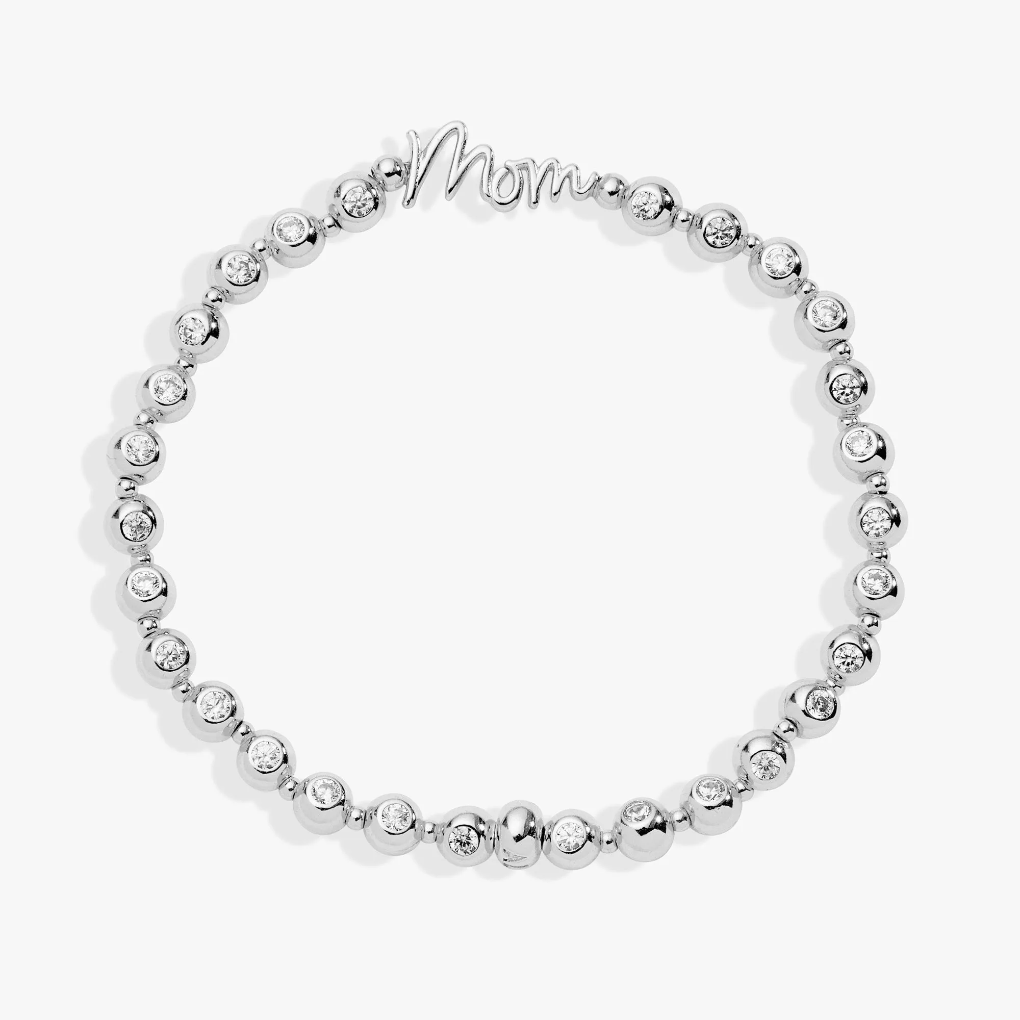 Mom Elongated Crystal Stretch Bracelet sold by Alex and Ani product image thumbnail 3