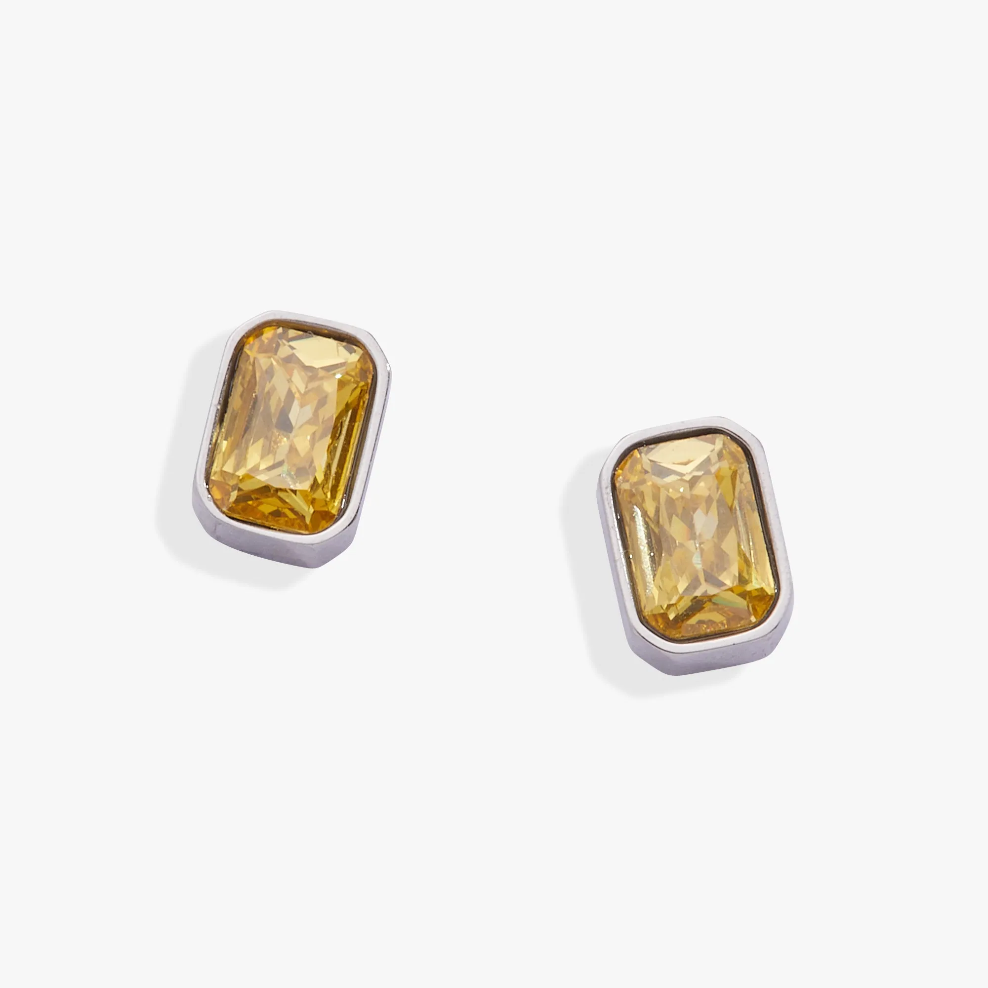 November Emerald-Cut Birthstone Stud Earrings sold by Alex and Ani product image thumbnail 3