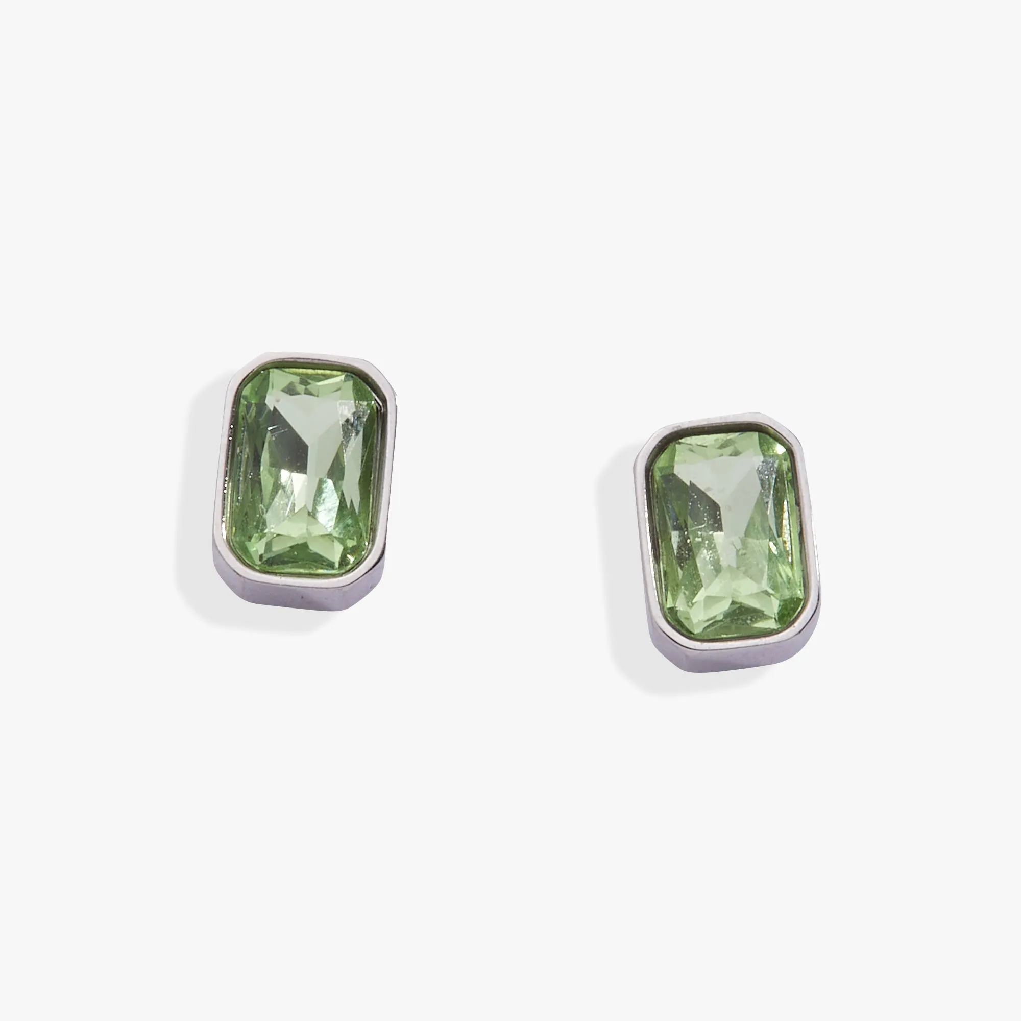 August Emerald-Cut Birthstone Stud Earrings sold by Alex and Ani product image thumbnail 3
