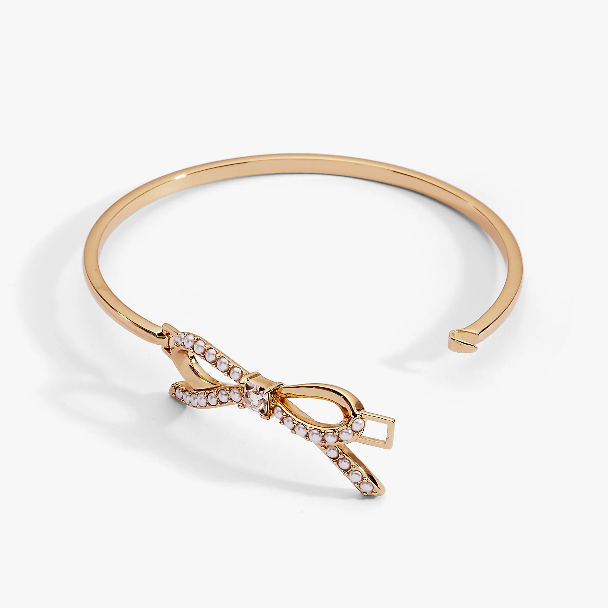 Bow Pearl Coquette Tension Bangle sold by Alex and Ani product image thumbnail 4
