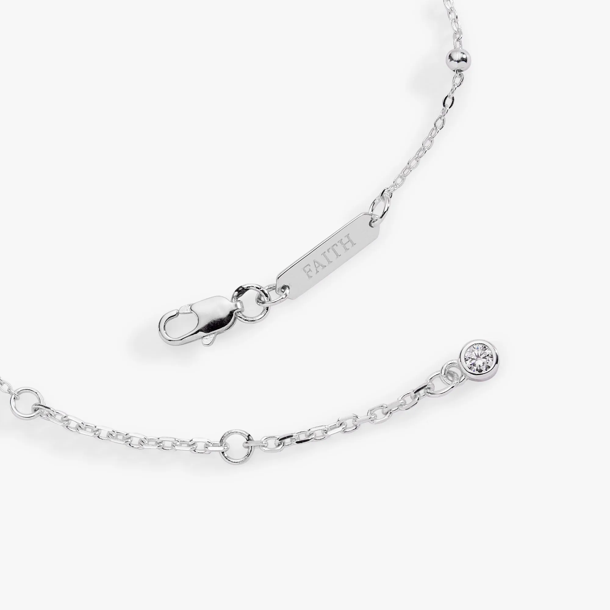 Cross Delicate Pave Crystal Beaded Strand Bracelet sold by Alex and Ani product image thumbnail 4