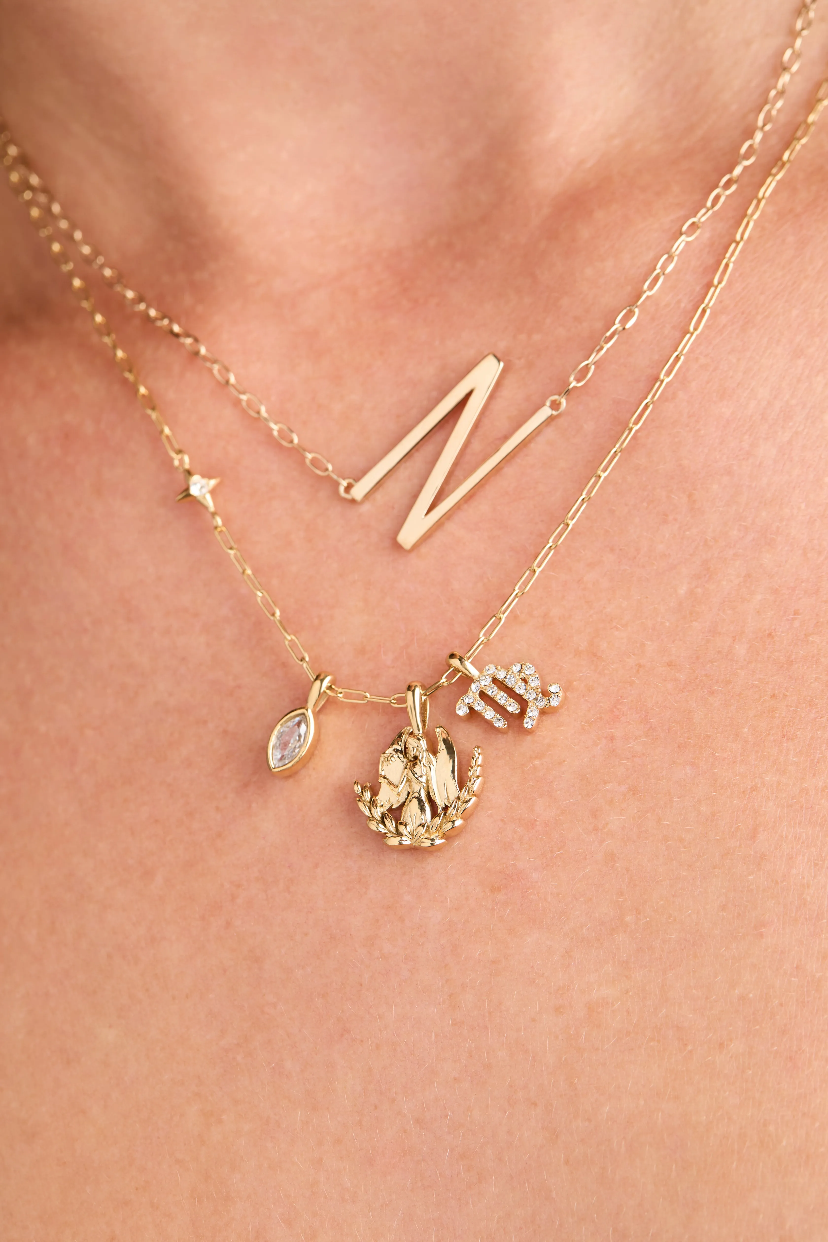 Virgo Zodiac Charm Cluster Necklace sold by Alex and Ani product image thumbnail 4