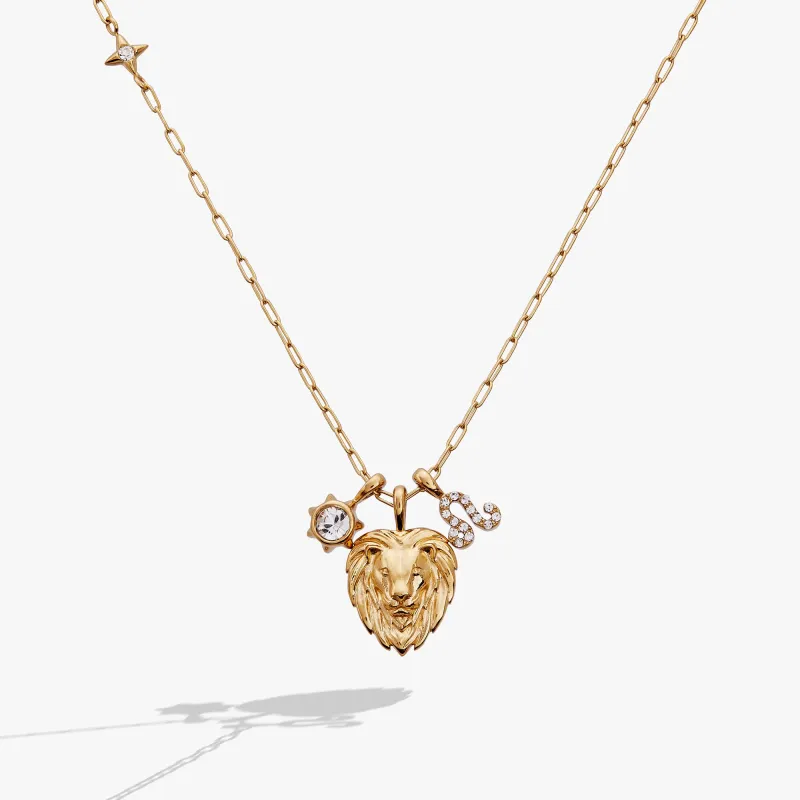 Leo Zodiac Charm Cluster Necklace sold by Alex and Ani