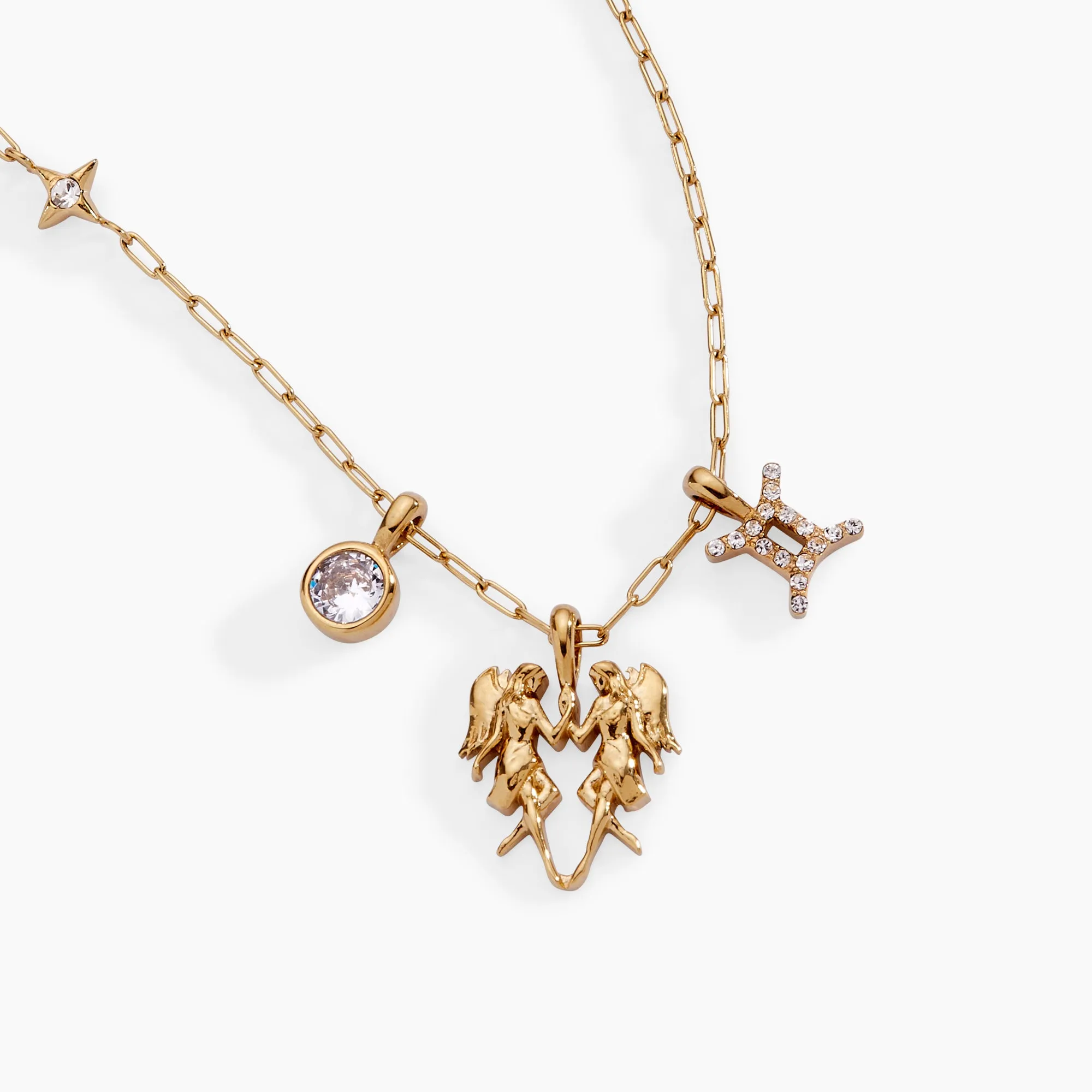 Gemini Zodiac Charm Cluster Necklace sold by Alex and Ani product image thumbnail 3