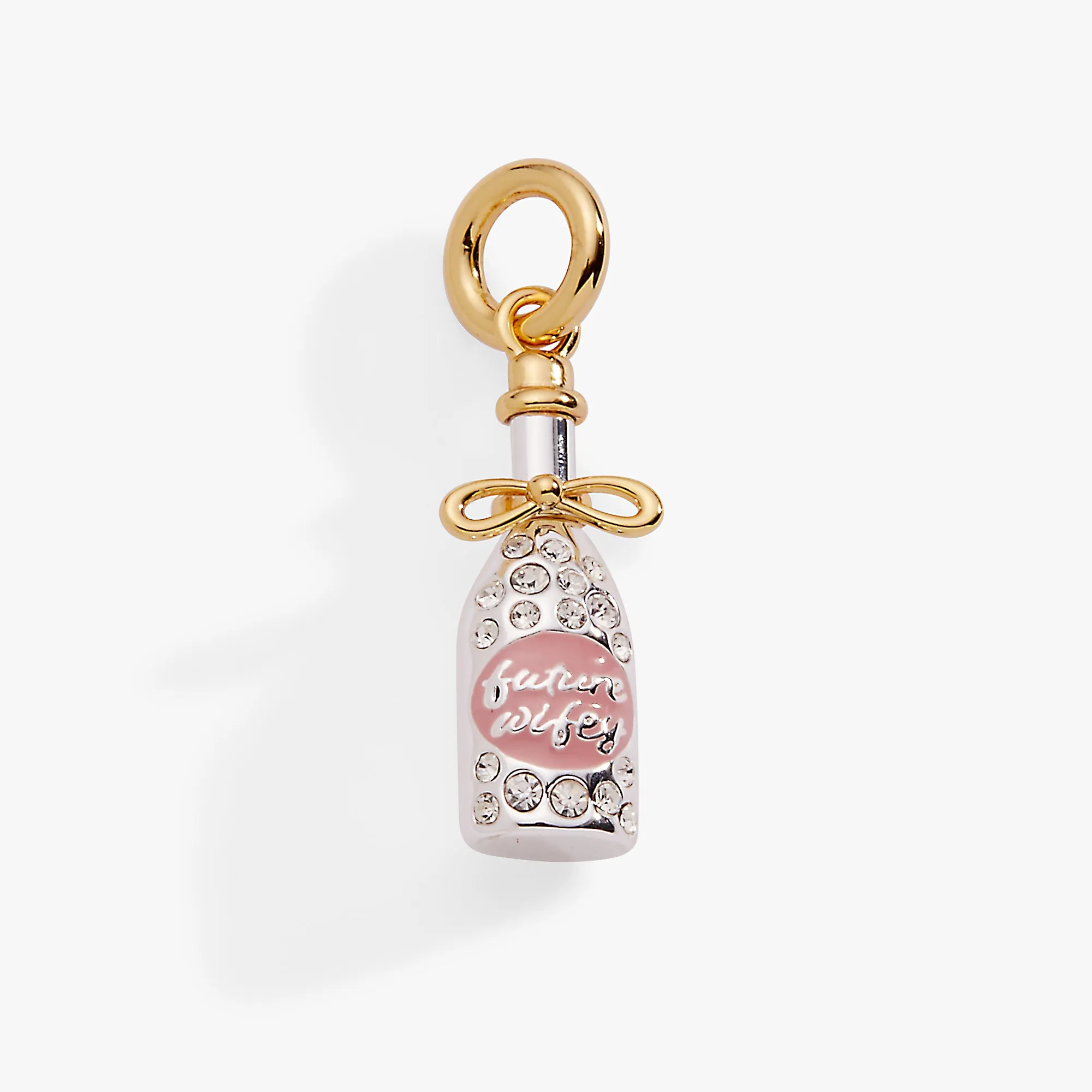 ‘Future Wifey’ Crystal Champagne Charm sold by Alex and Ani