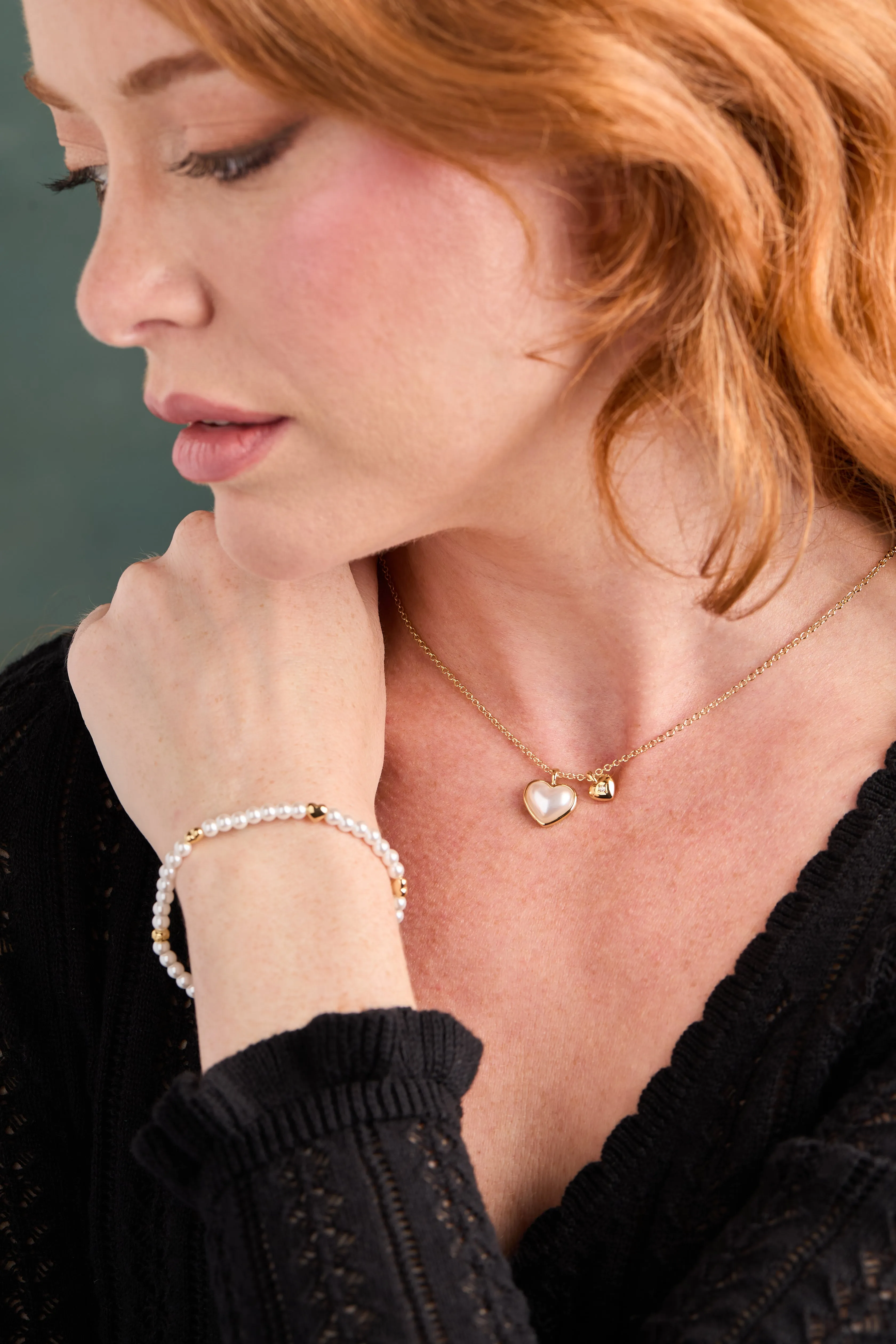 Heart and Pearl Stretch Bracelet sold by Alex and Ani product image thumbnail 4