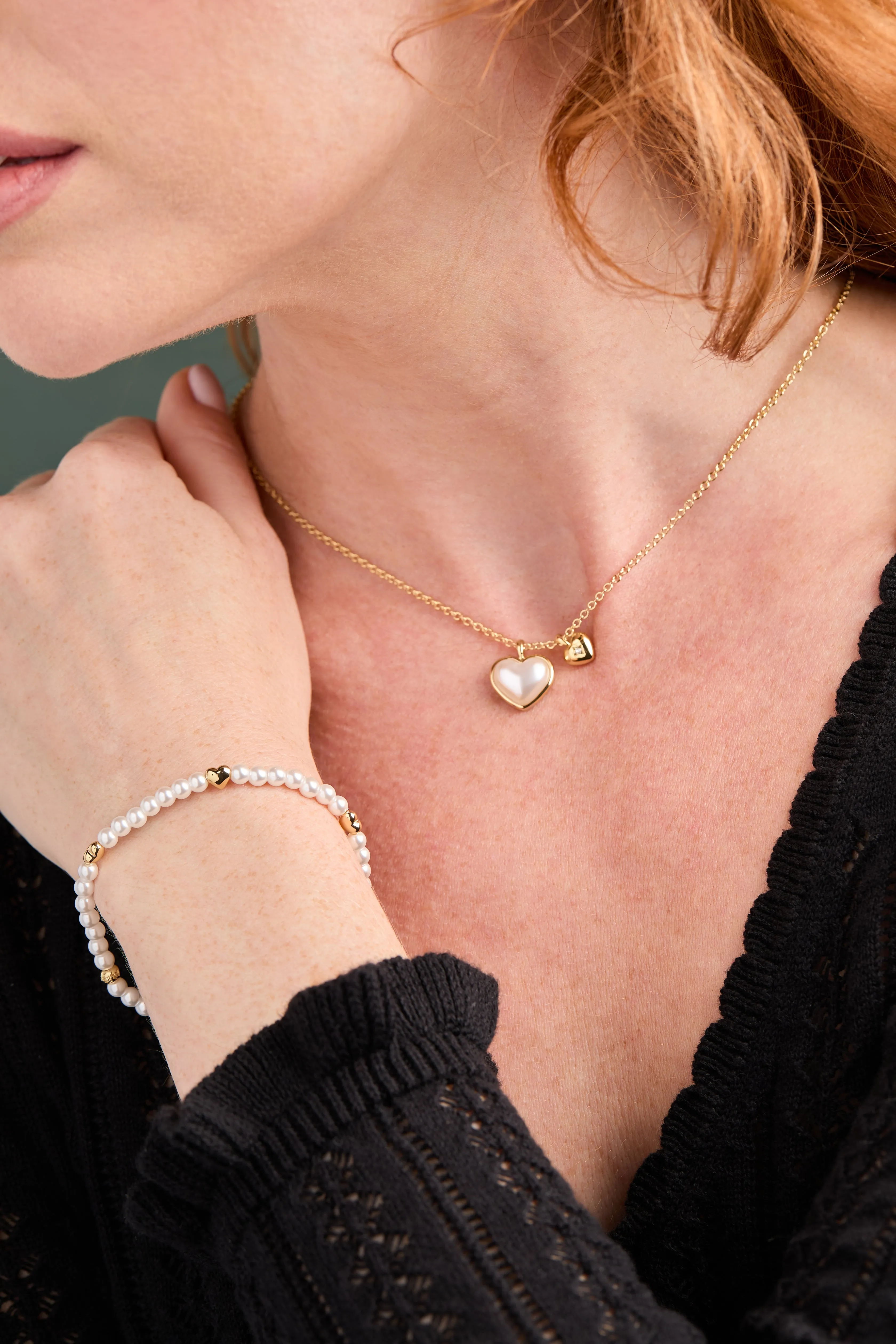 Heart and Pearl Stretch Bracelet sold by Alex and Ani product image thumbnail 2