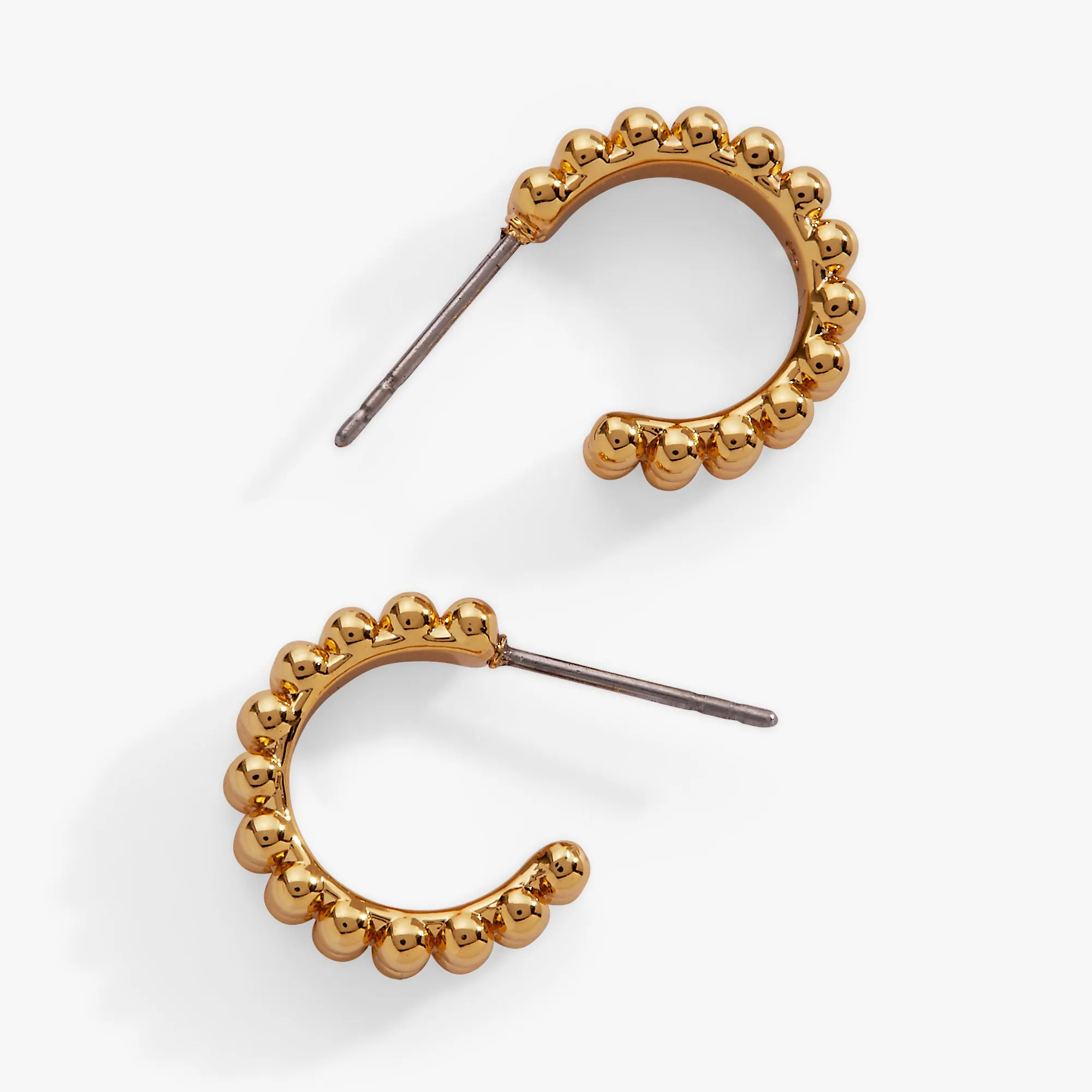 Gold Beaded Huggie Hoop Earring sold by Alex and Ani product image thumbnail 3