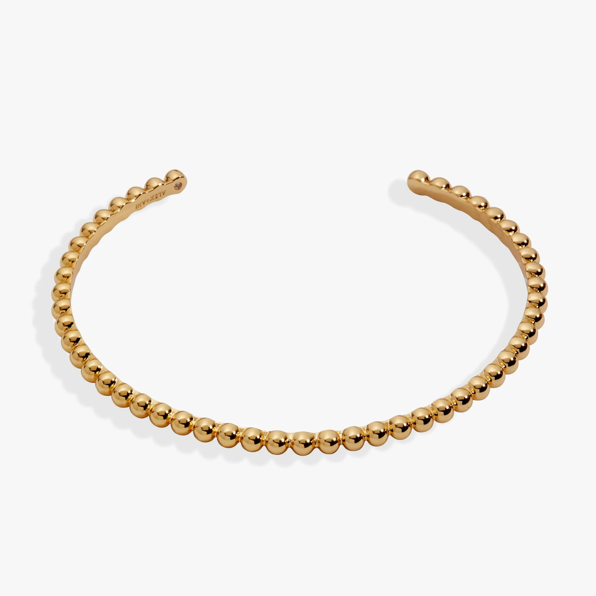 Gold Beaded Cuff Bracelet sold by Alex and Ani