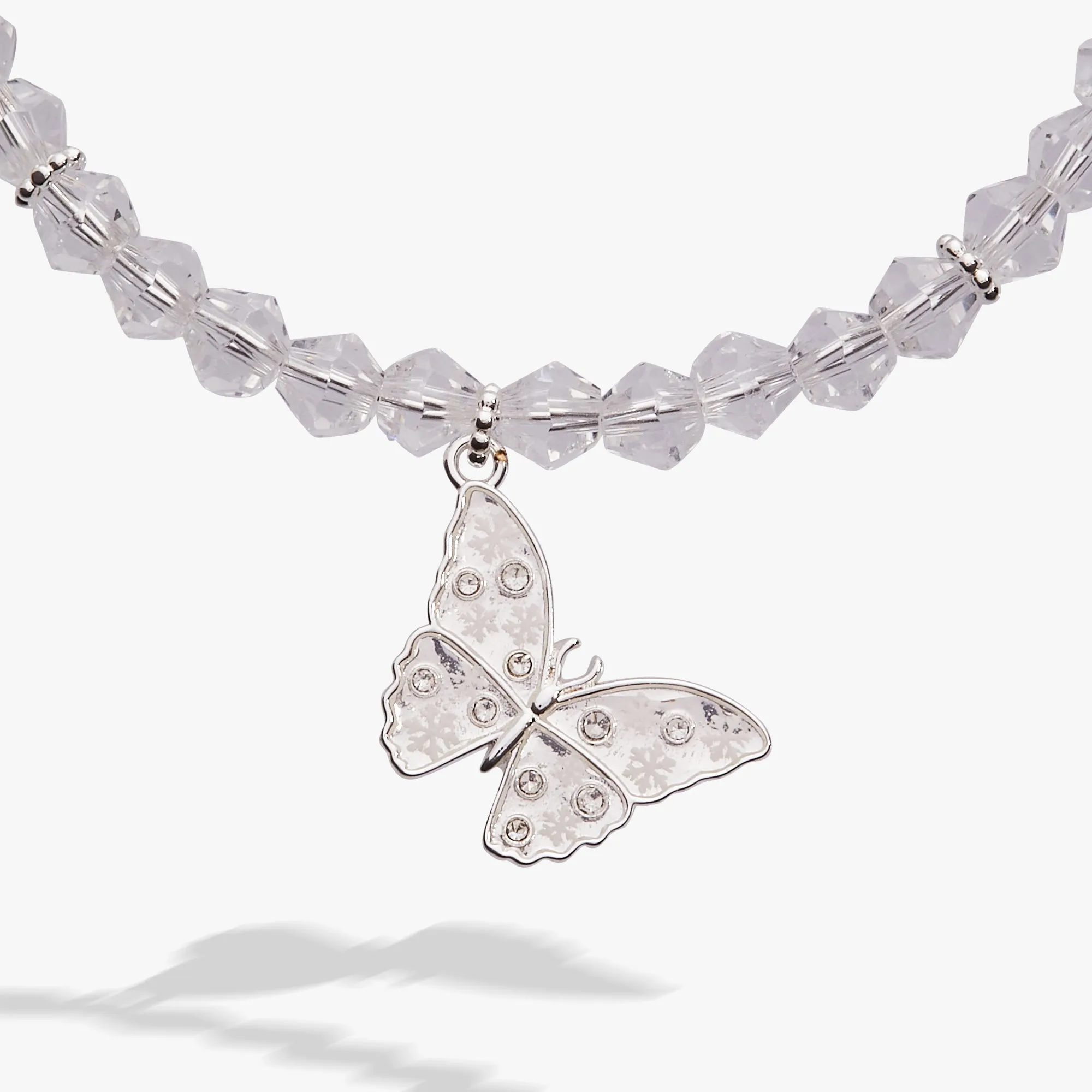 Glass Butterfly Beaded Charm Bangle sold by Alex and Ani product image thumbnail 3