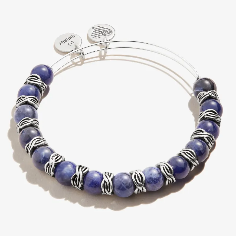 Sodalite Beaded Bangle sold by Alex and Ani