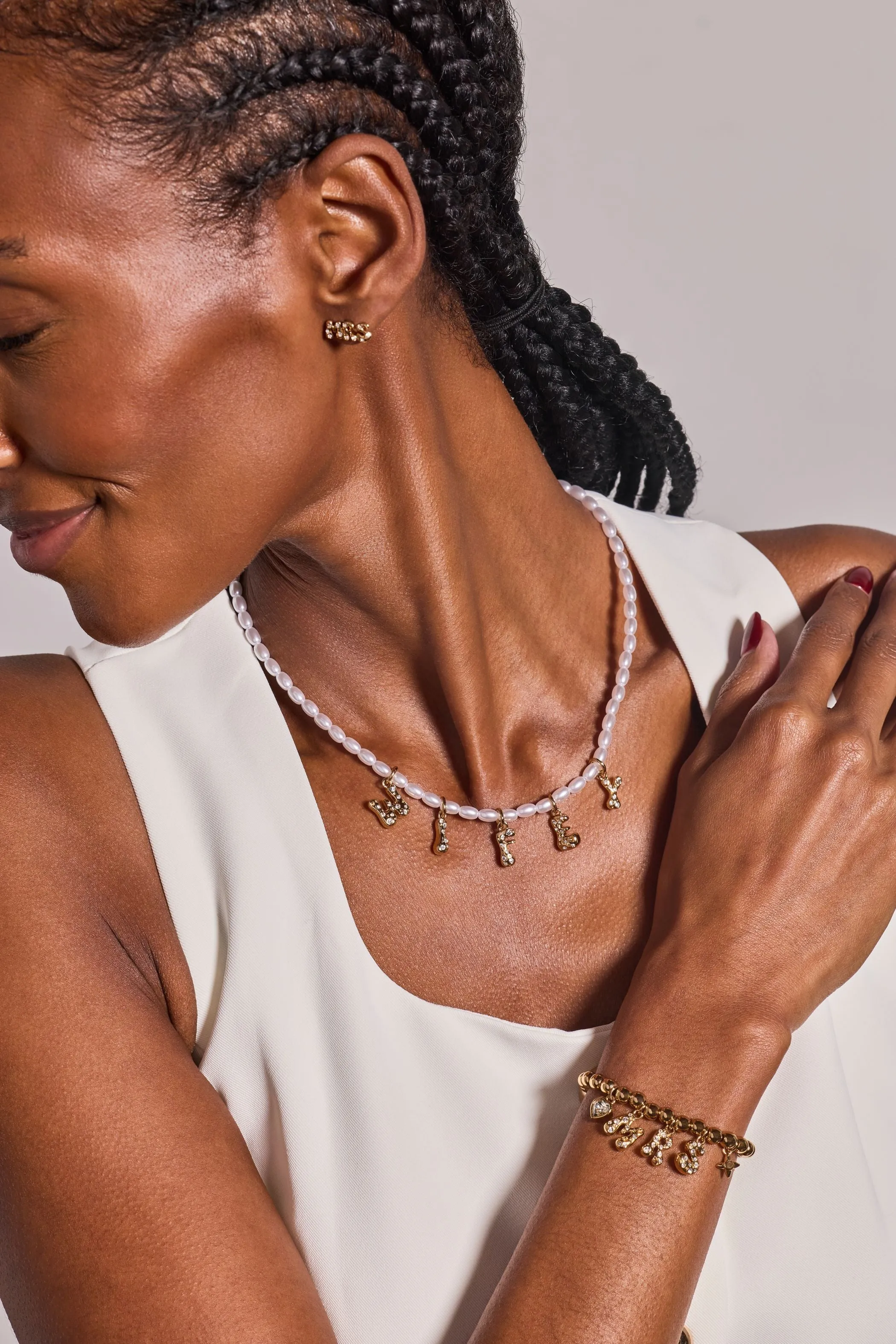 'Mrs" Beaded Bubble Bolo Bracelet sold by Alex and Ani product image thumbnail 2