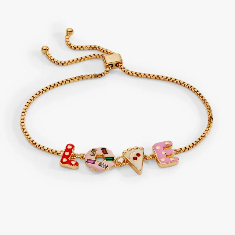 Sweet Shop 'Love' Adjustable Bolo Bracelet sold by Alex and Ani