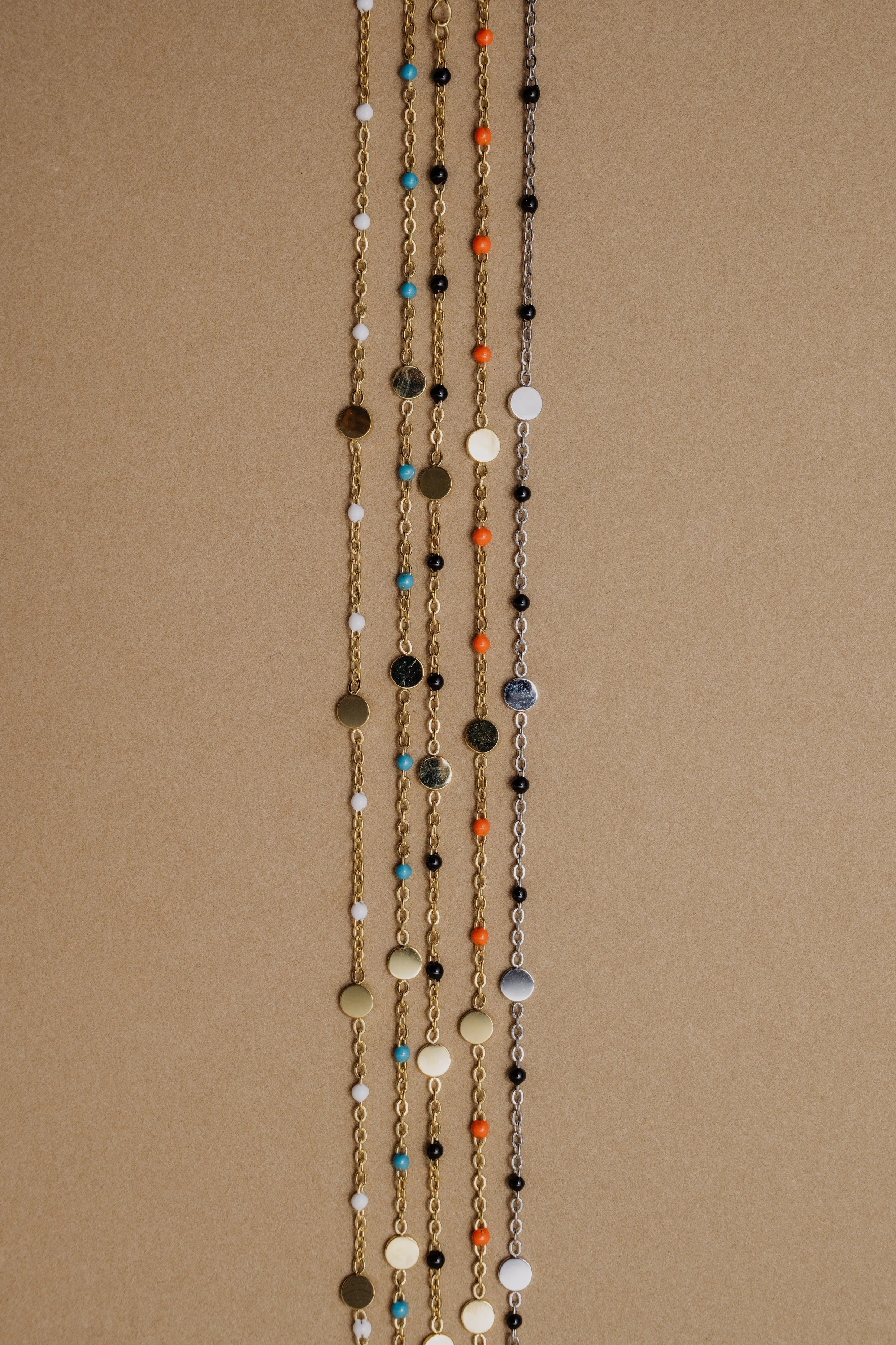 White Enameled Chain Coin Station Anklet sold by Alex and Ani product image thumbnail 5