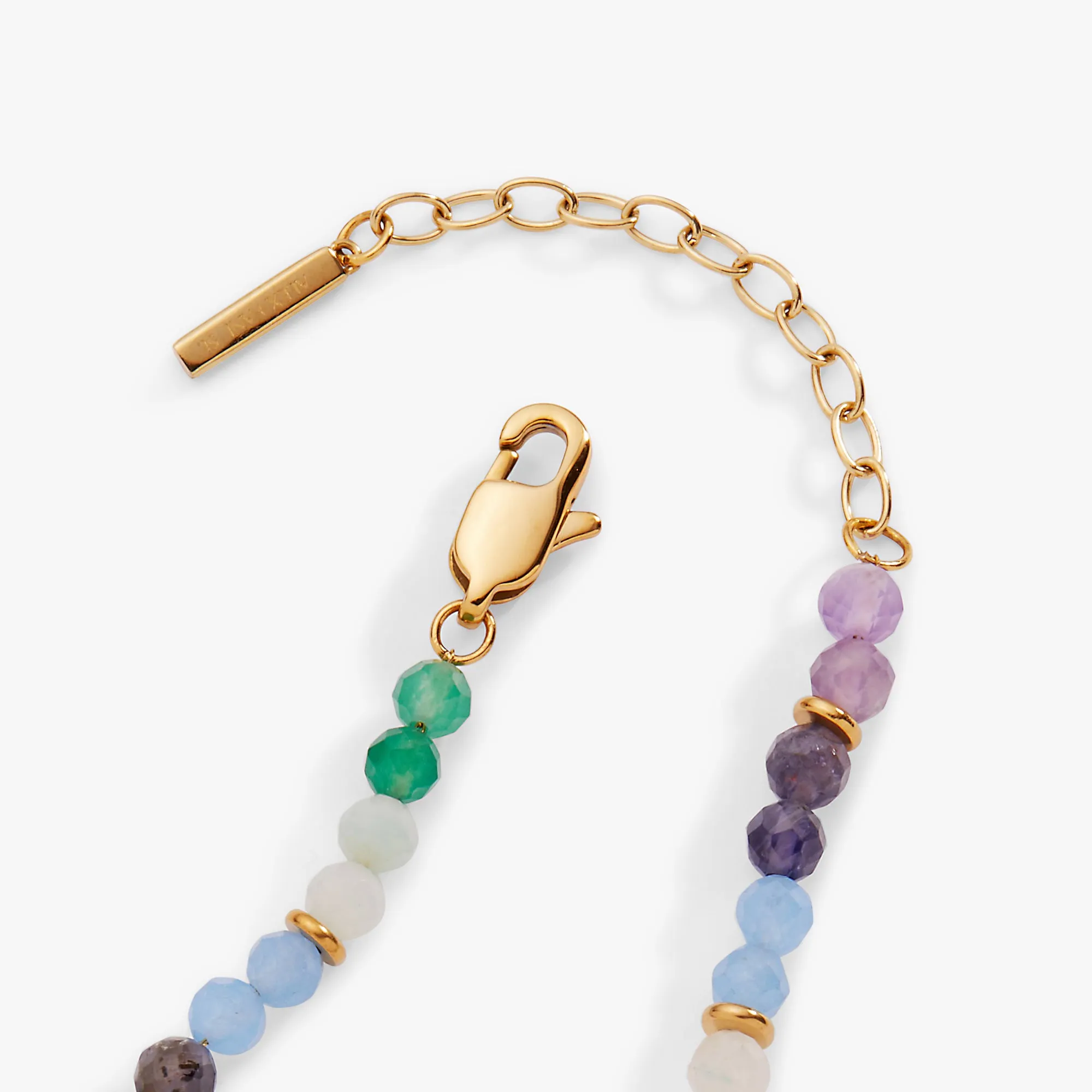 Rainbow Ombre Semi-Precious Beaded Anklet sold by Alex and Ani product image thumbnail 3