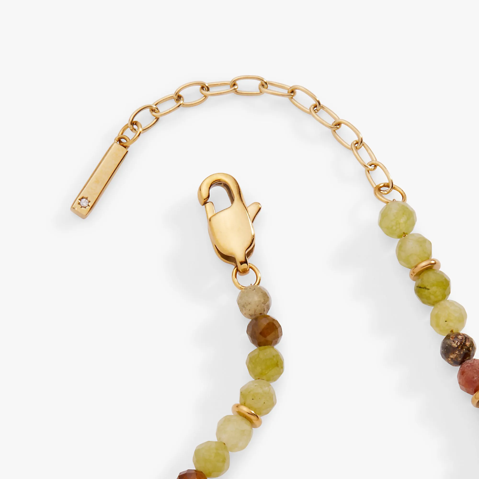 Green Ombre Semi-Precious Beaded Anklet sold by Alex and Ani product image thumbnail 3