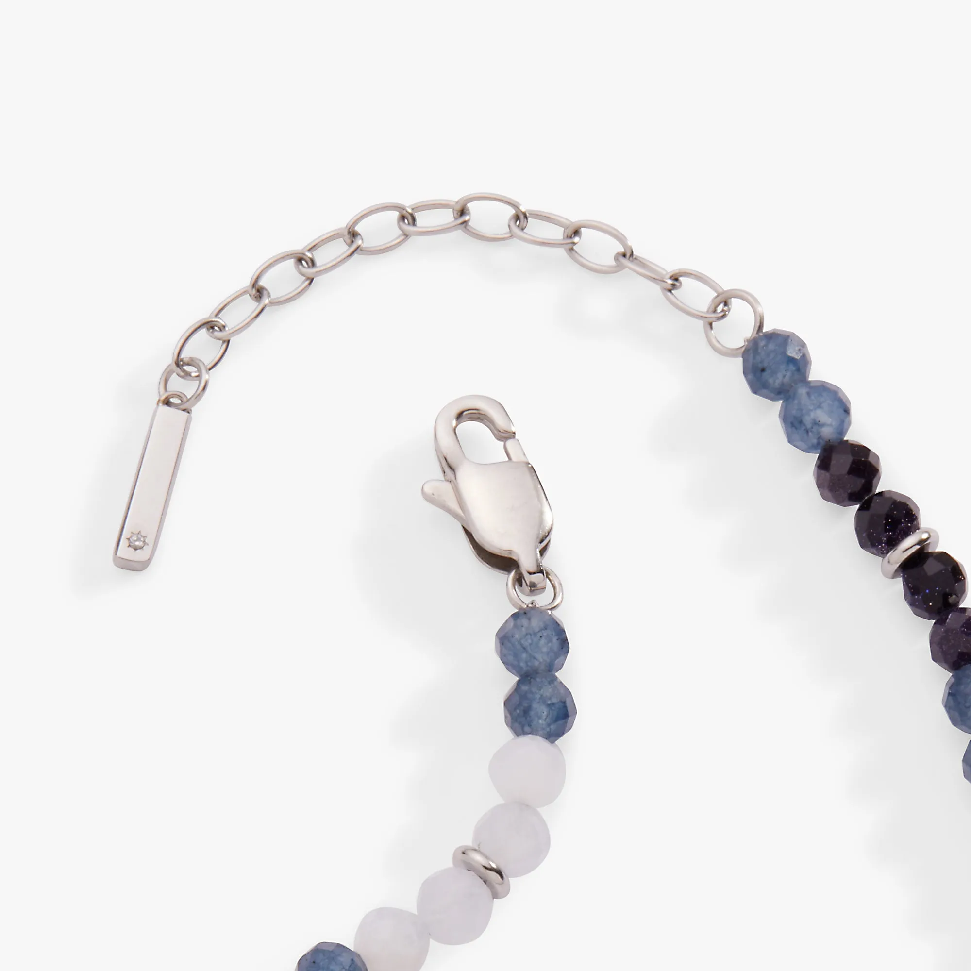 Blue Ombre Semi-Precious Beaded Anklet sold by Alex and Ani product image thumbnail 3