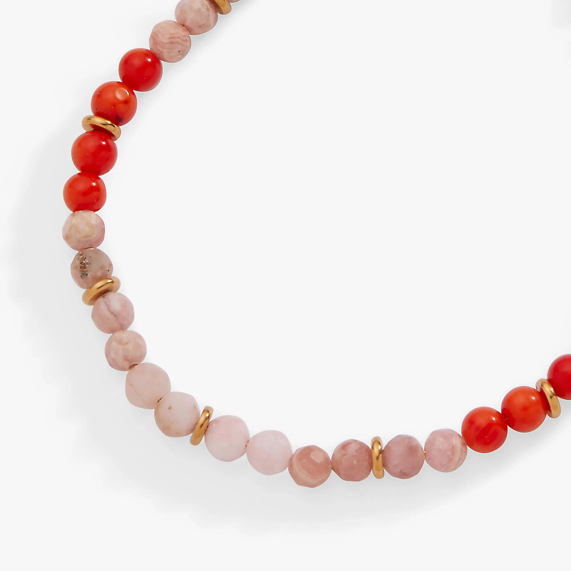 Coral Ombre Semi-Precious Beaded Anklet sold by Alex and Ani product image thumbnail 2