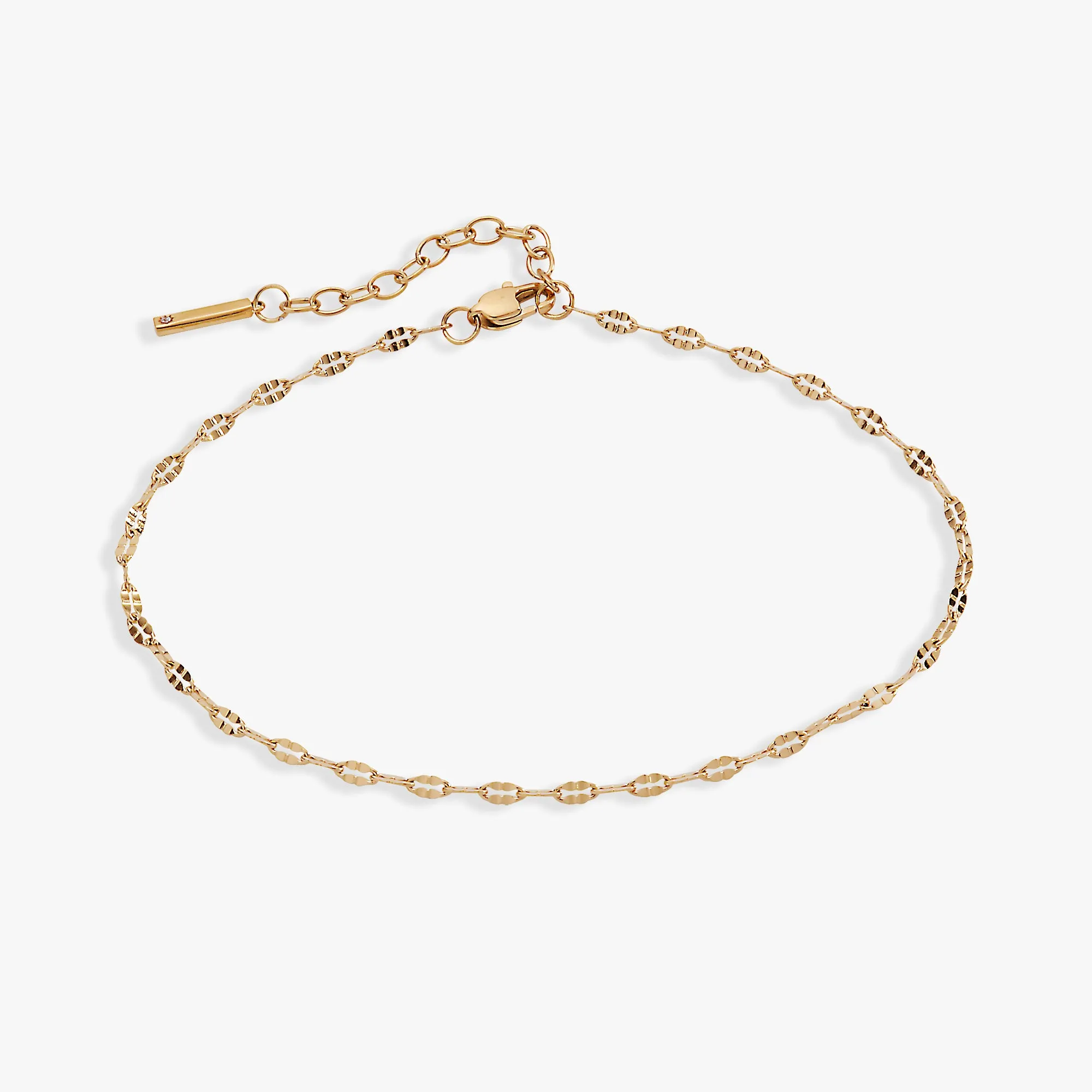 Multi Faceted Chain Anklet sold by Alex and Ani